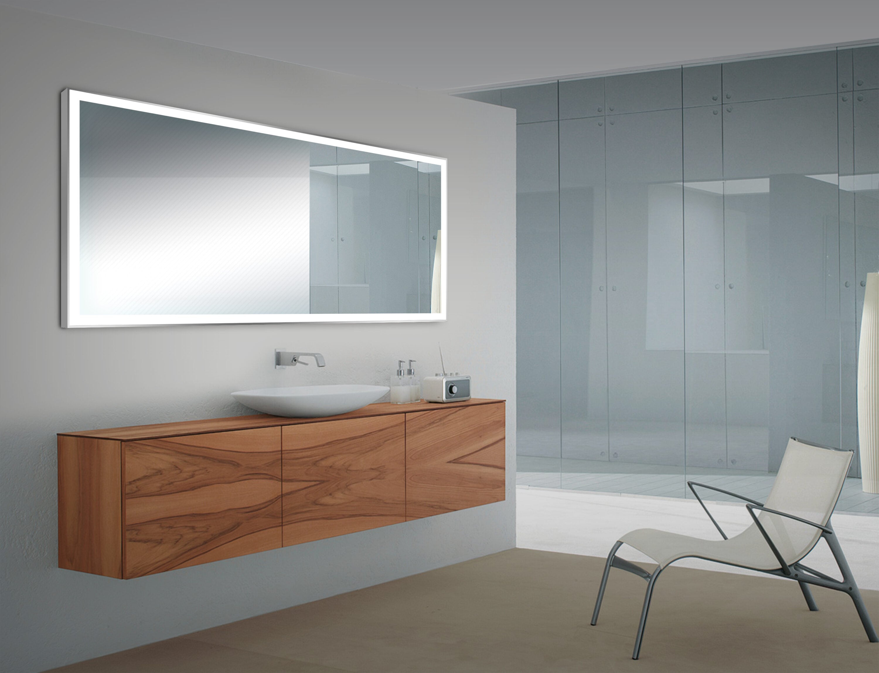 lighted IMPRESSIONS LI5133 Framed-Bath-Mirrors - View #4