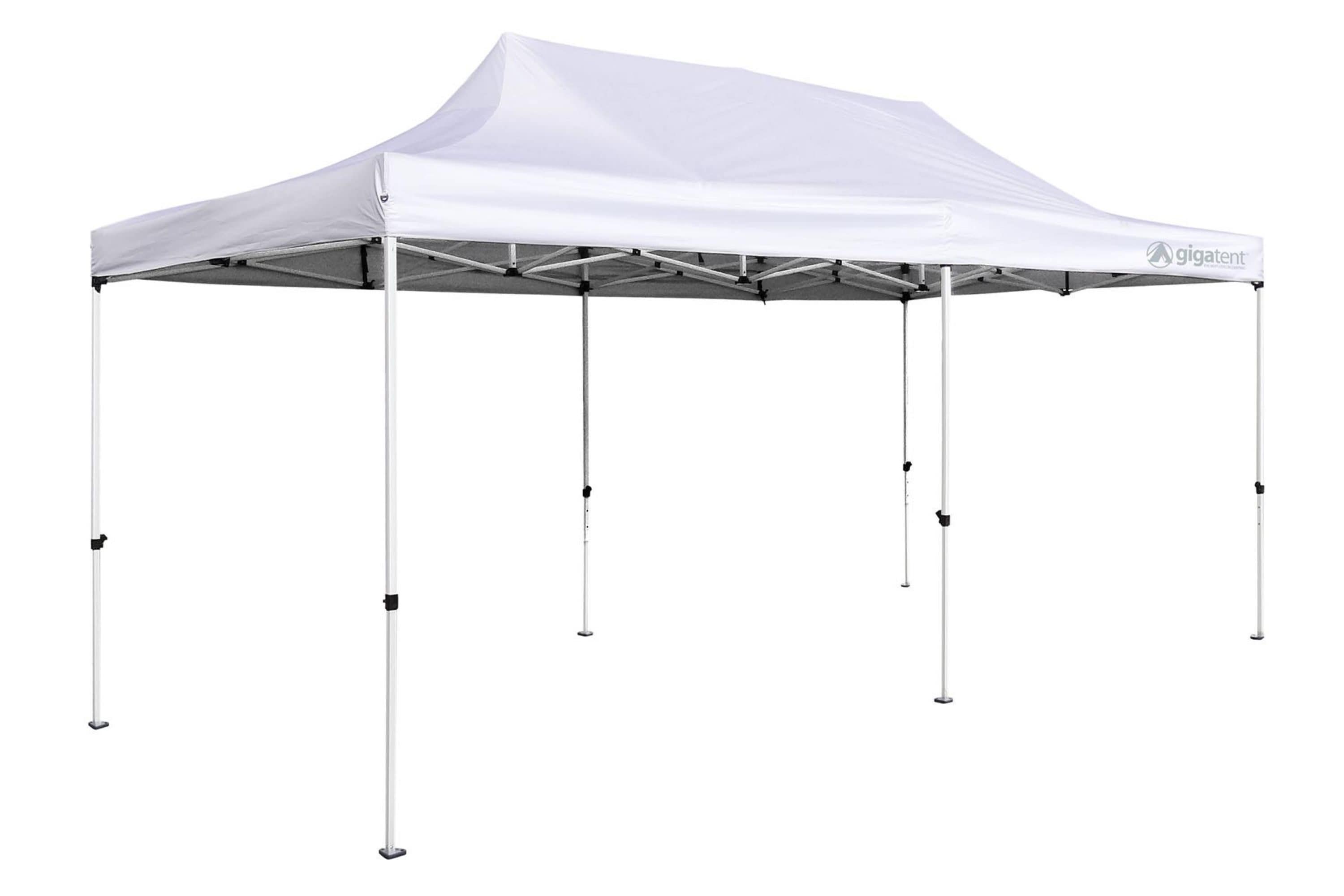Gigatent GT004W 10-ft x 20-ft White Rectangle Semi-permanent Soft top Roof