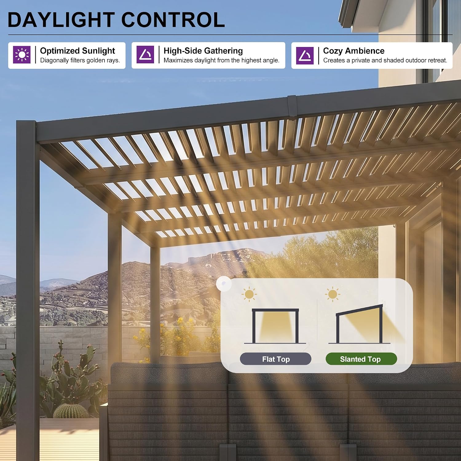 PURPLE LEAF LS05KSPRGXD-GY1118 Pergolas-2 - View #6