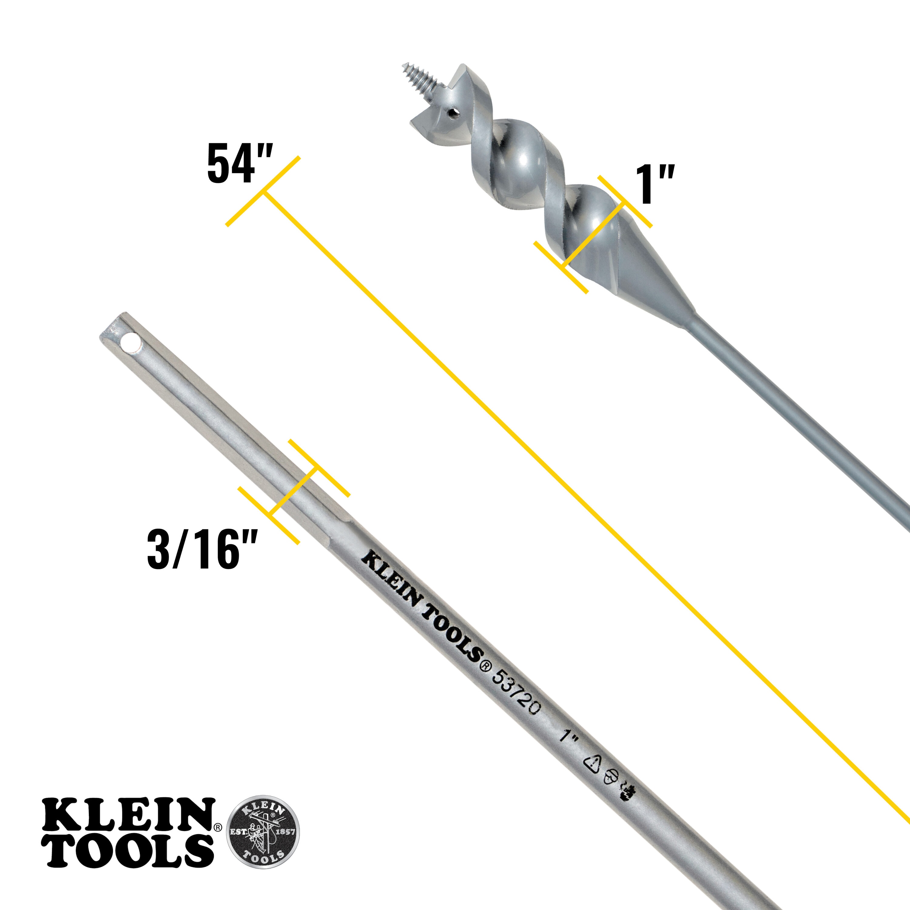 Klein Tools 53720 Auger-Bits - View #2