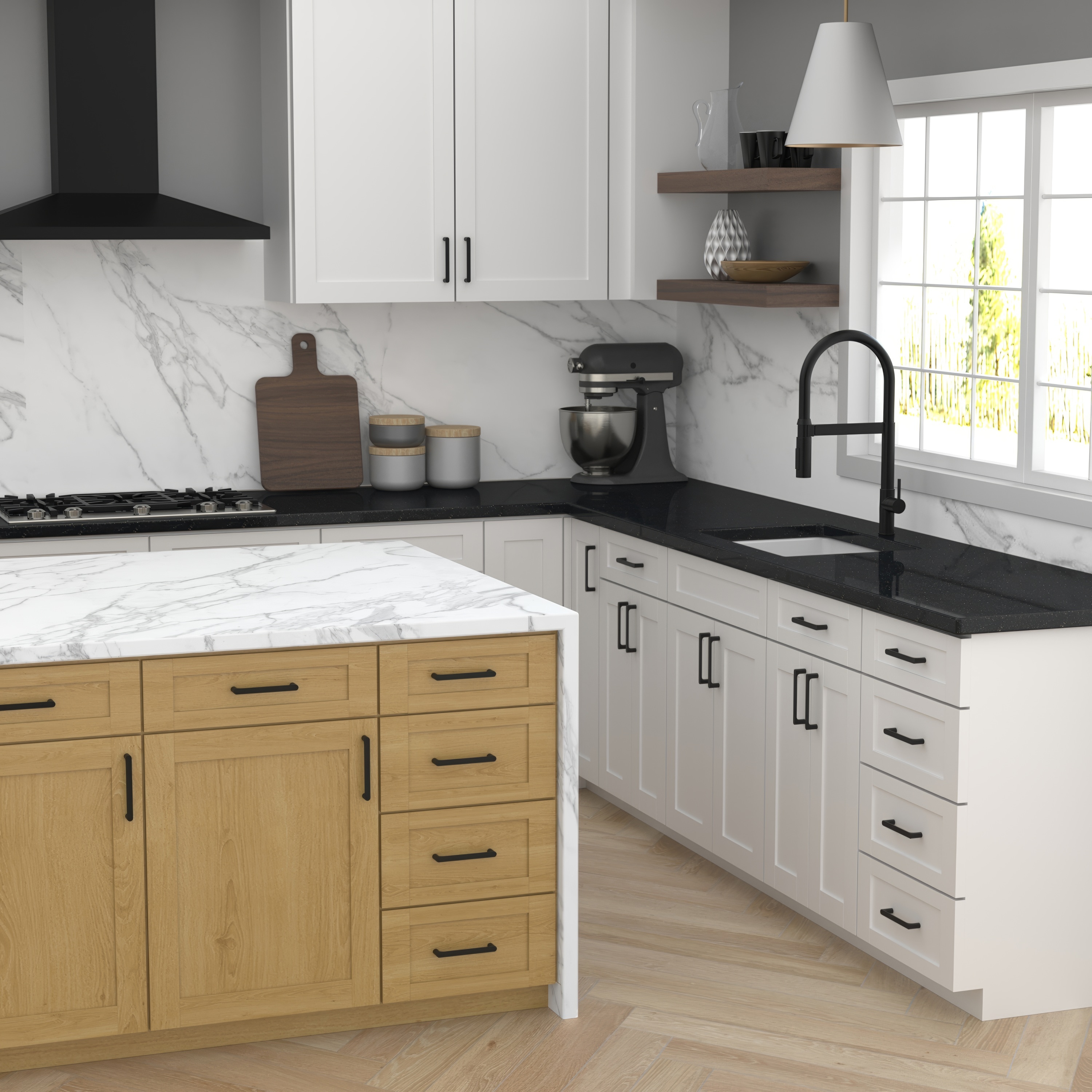 Origin 21 CAB-128-R2092-MB Cabinet-Pulls - View #4