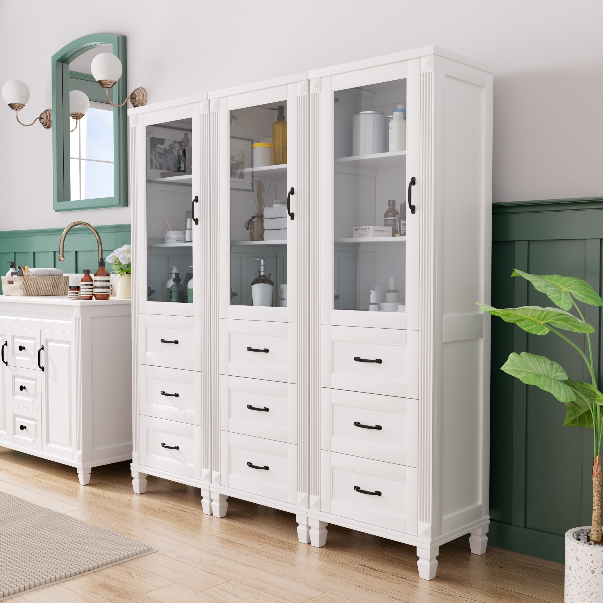 JEAREY BJD-WB Linen-Cabinets - View #4