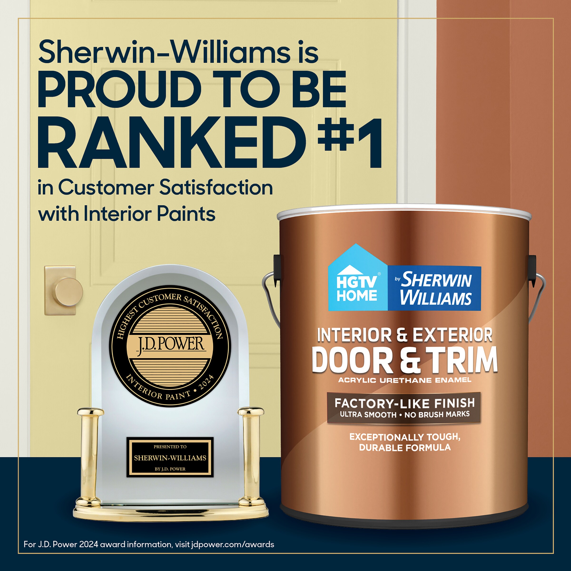 HGTV HOME by Sherwin-Williams Semi-gloss Ultra White Acrylic 