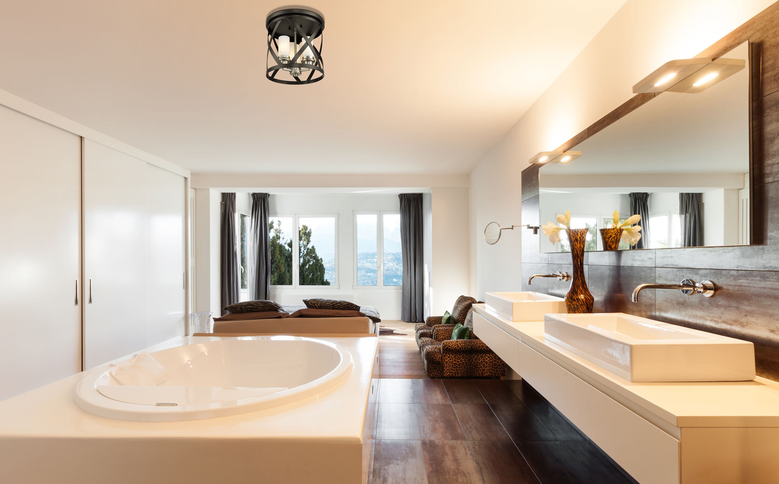 Z-Lite 481F13-MB-OBR flushmounts - View #2