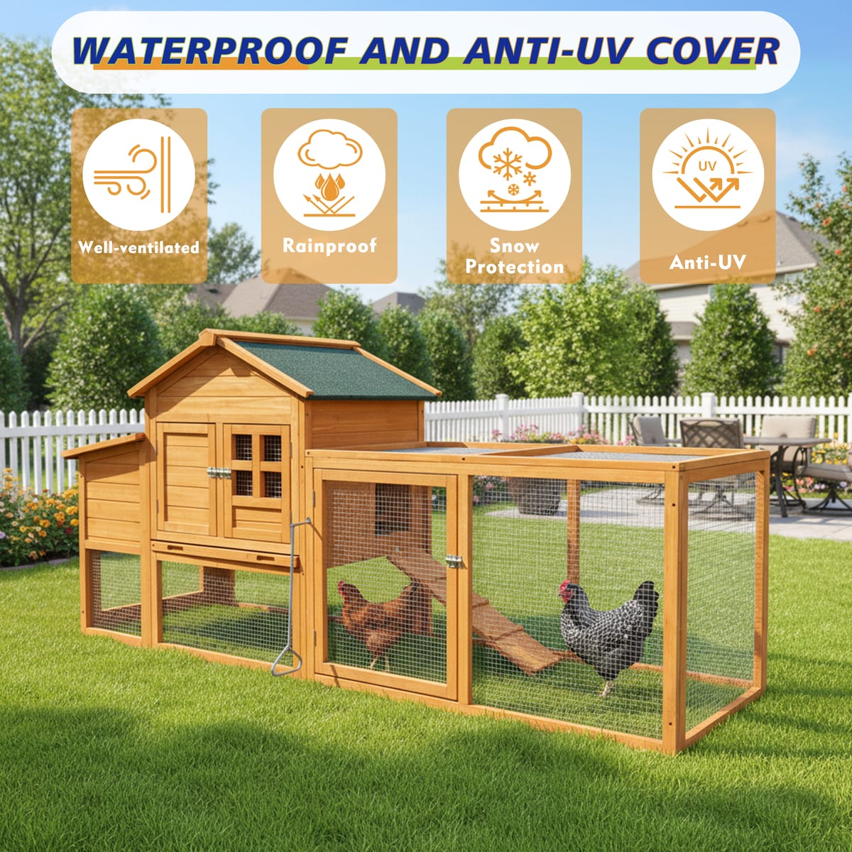 Loheer W3166P430610 Chicken-Coops-Rabbit-Hutches - View #8
