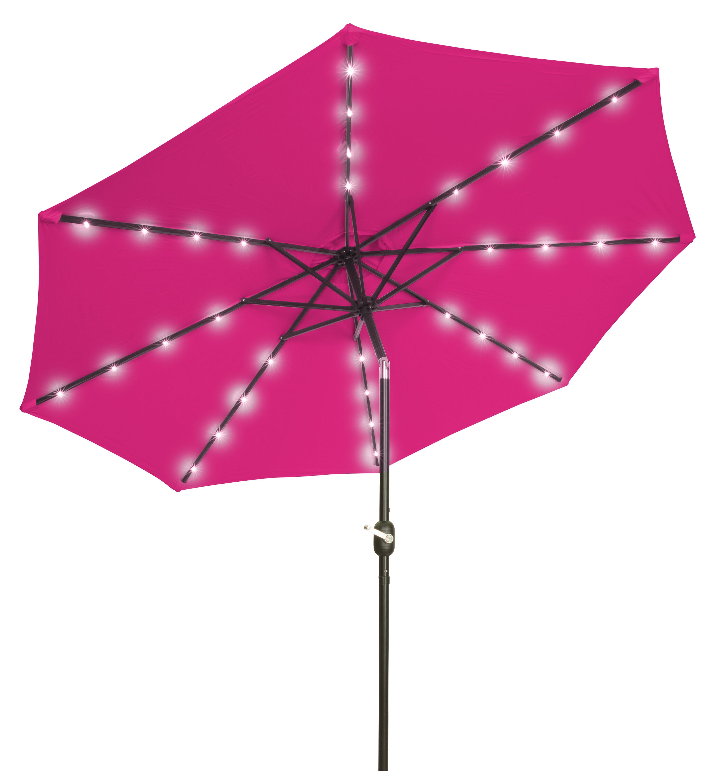 Trademark Innovations PATUMB-LED-ROSE Umbrellas-2 - View #3