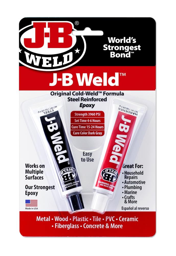 J-B WELDX High Heat Gray Epoxy Putty Stick - Temperature Resistant