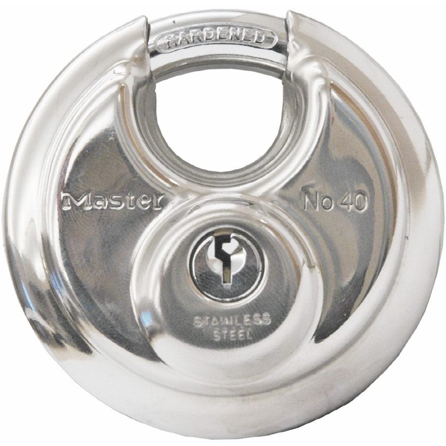 Master Lock 40KADPF Keyed Padlock, 2-3/4-in Wide x 1 Shackle