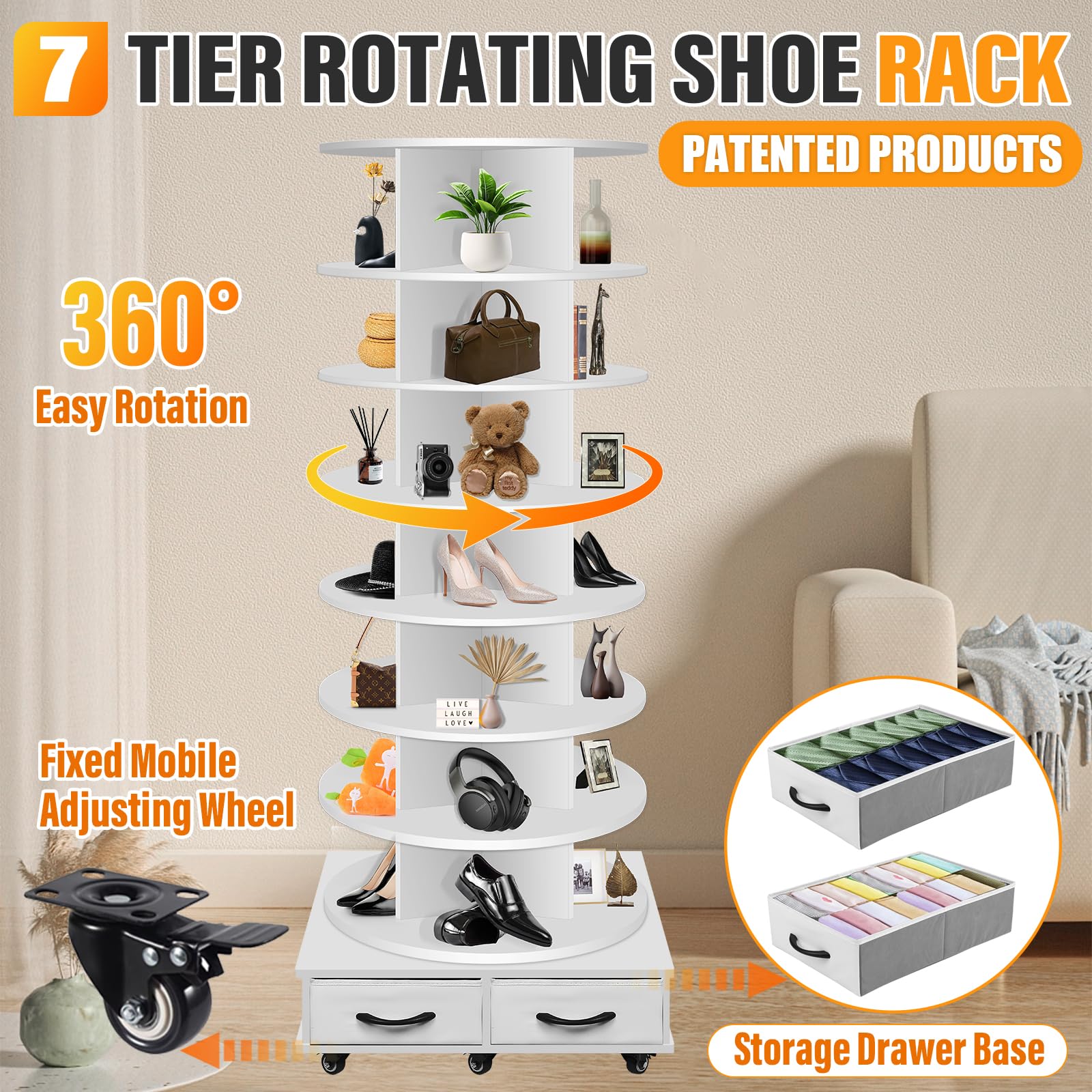 Afoxsos LAF1229S33 Shoe-Racks - View #4