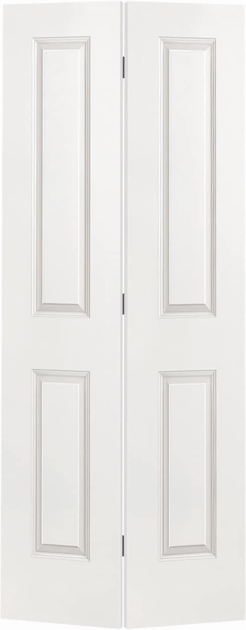 Masonite 271824 Hollow Core 2-Panel Square Bi-Fold Closet Interior Door (Common: 36-in x 80-in; Actual: 35.5-in x 79-in)