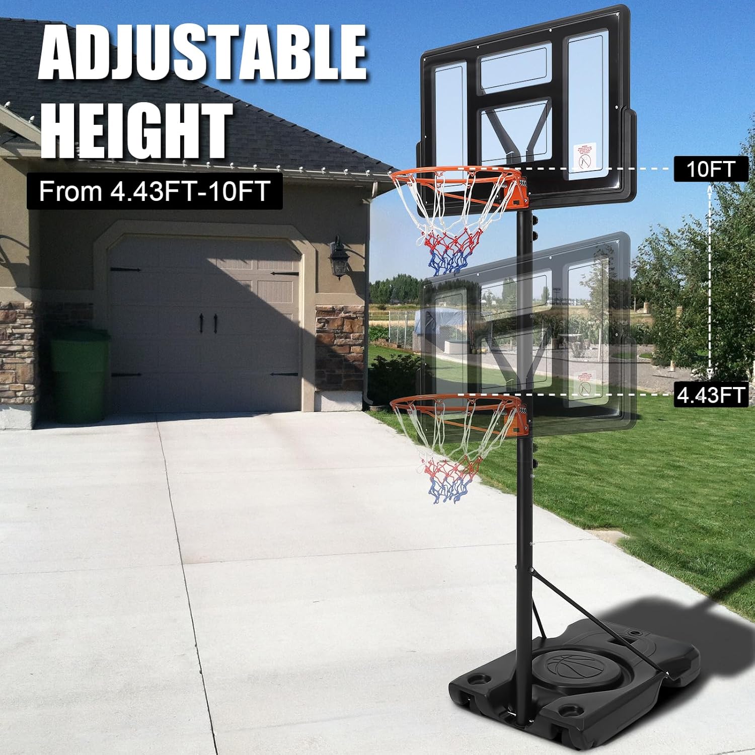 Qeetex LRB-POU-0AH4PVFI Basketball-System - View #3
