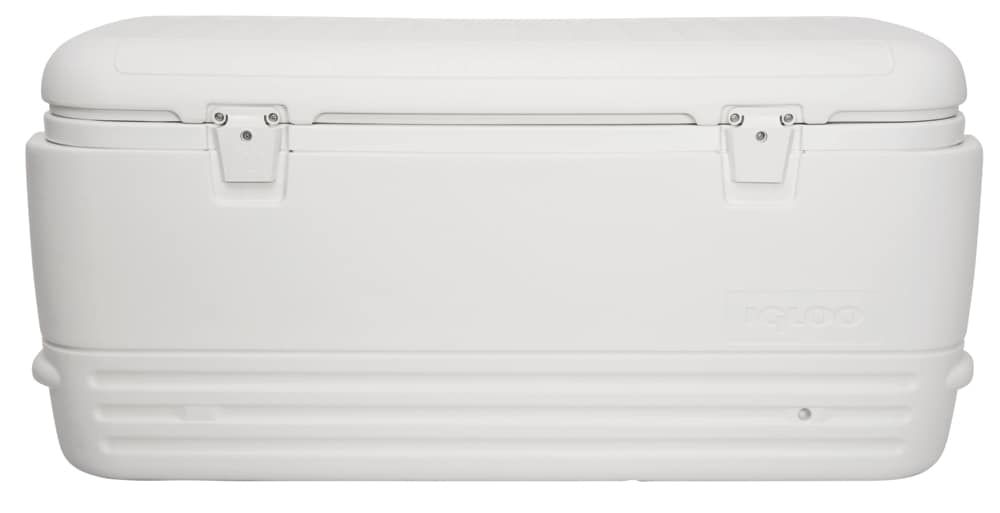 Igloo White 120-Quart Insulated Chest Cooler in the Portable