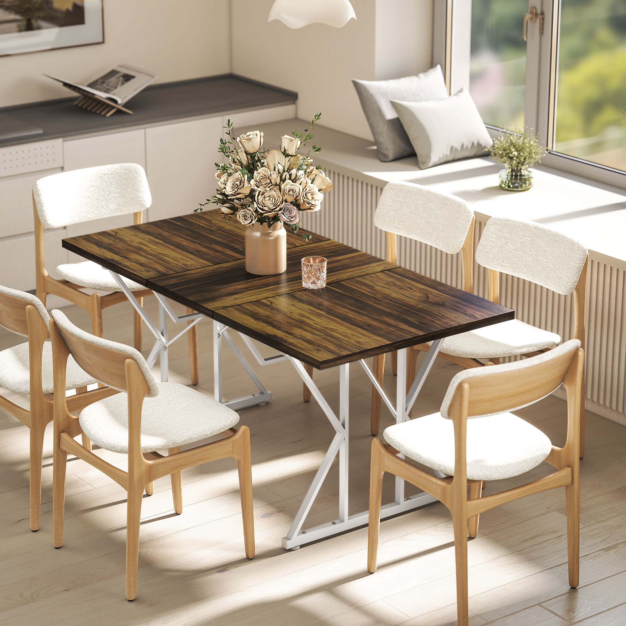 HomCom 83A-206V80BN Folding-Tables - View #4