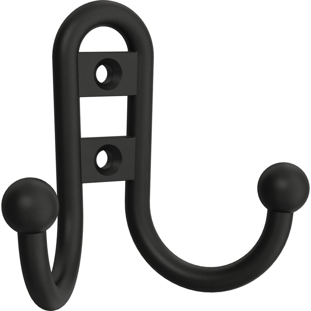 Wooden Wall Coat Towel Key Door Hooks for Clothes Self Adhesive Wood Shower  Curtain Peg Ornament Decorative Hook (2 Pack of Square Black Hooks)