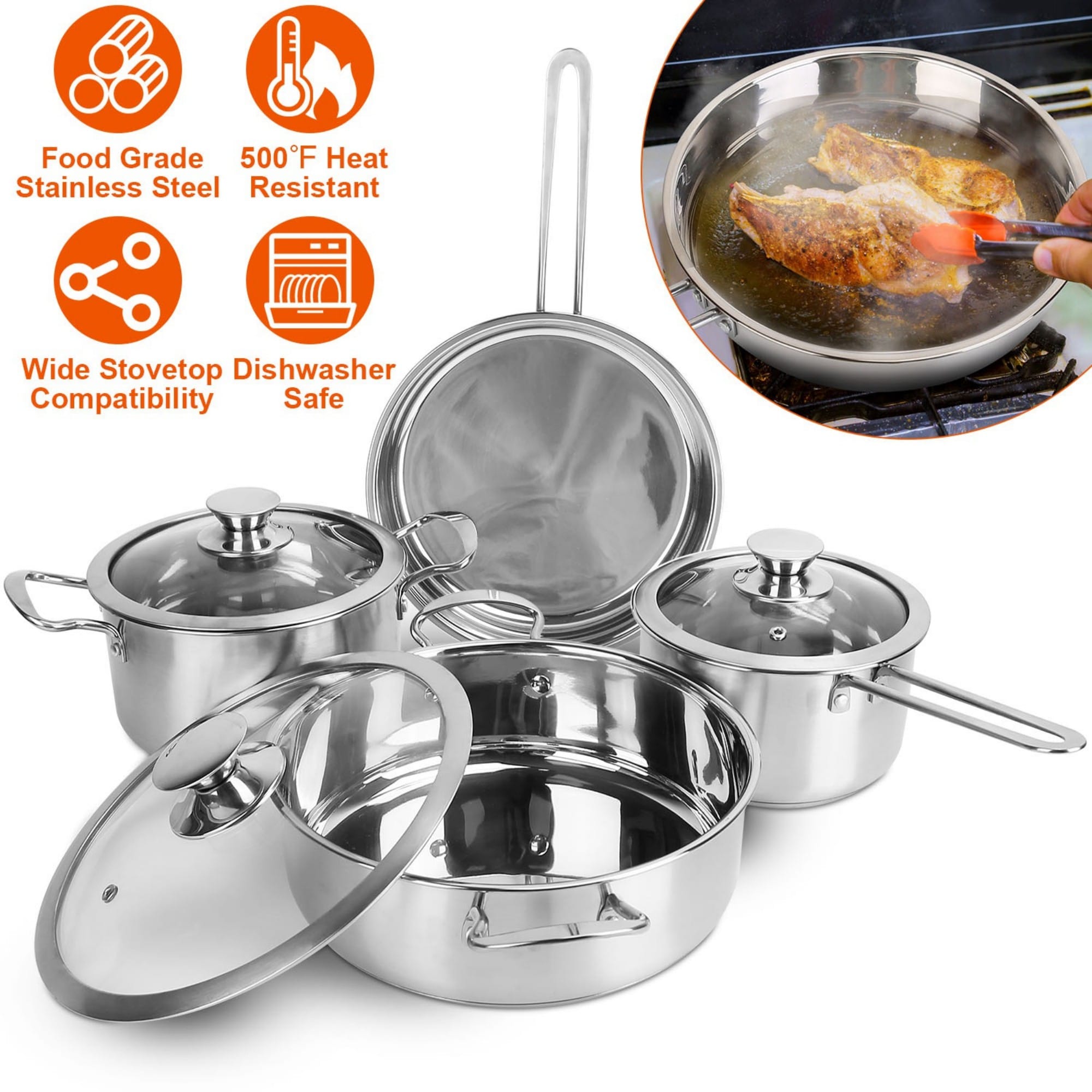 Wudkey L4-FW5I9N Cooking-Pans-Skillets - View #2