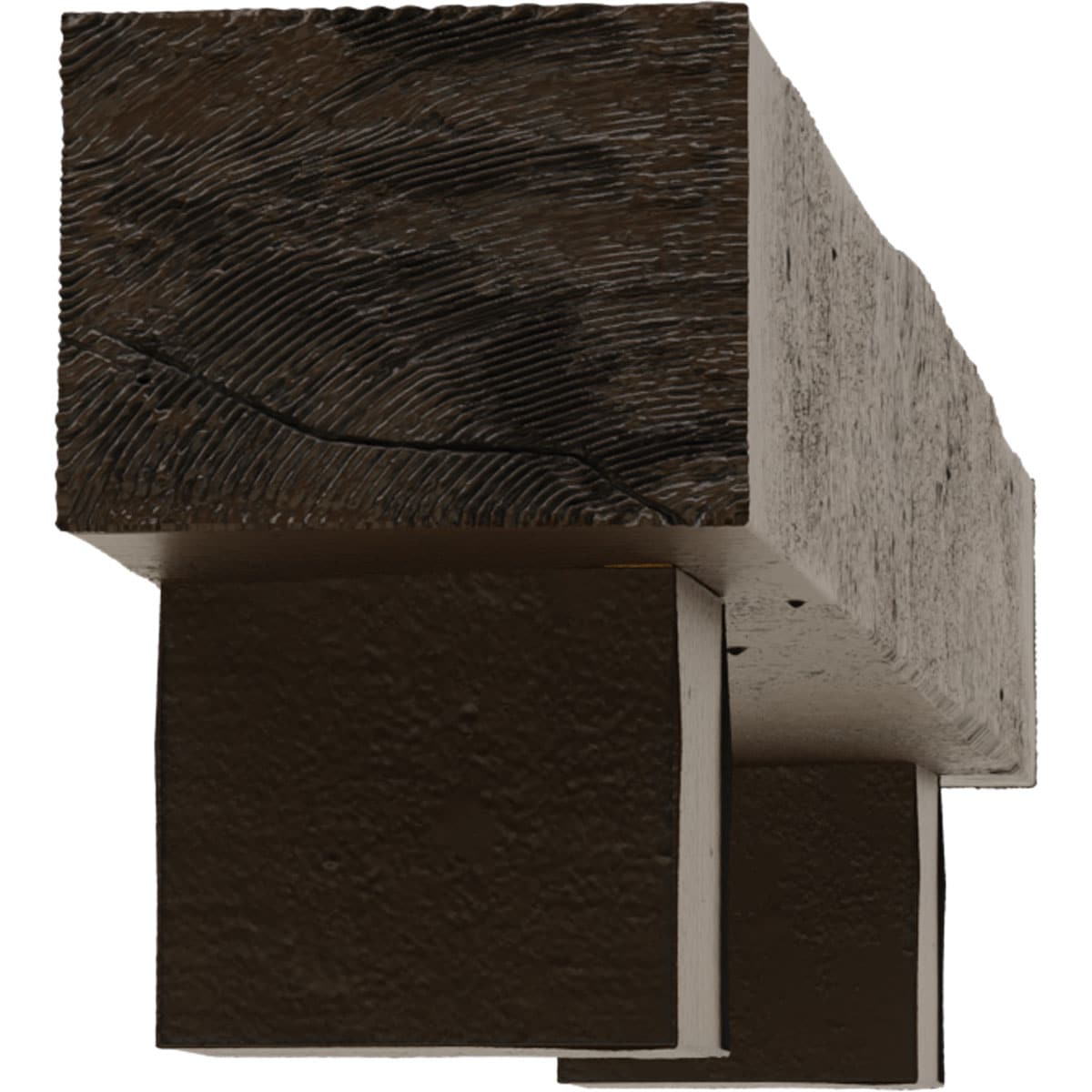 Ekena Millwork MANURC04X04X48AOBM Mantel-Shelves - View #4