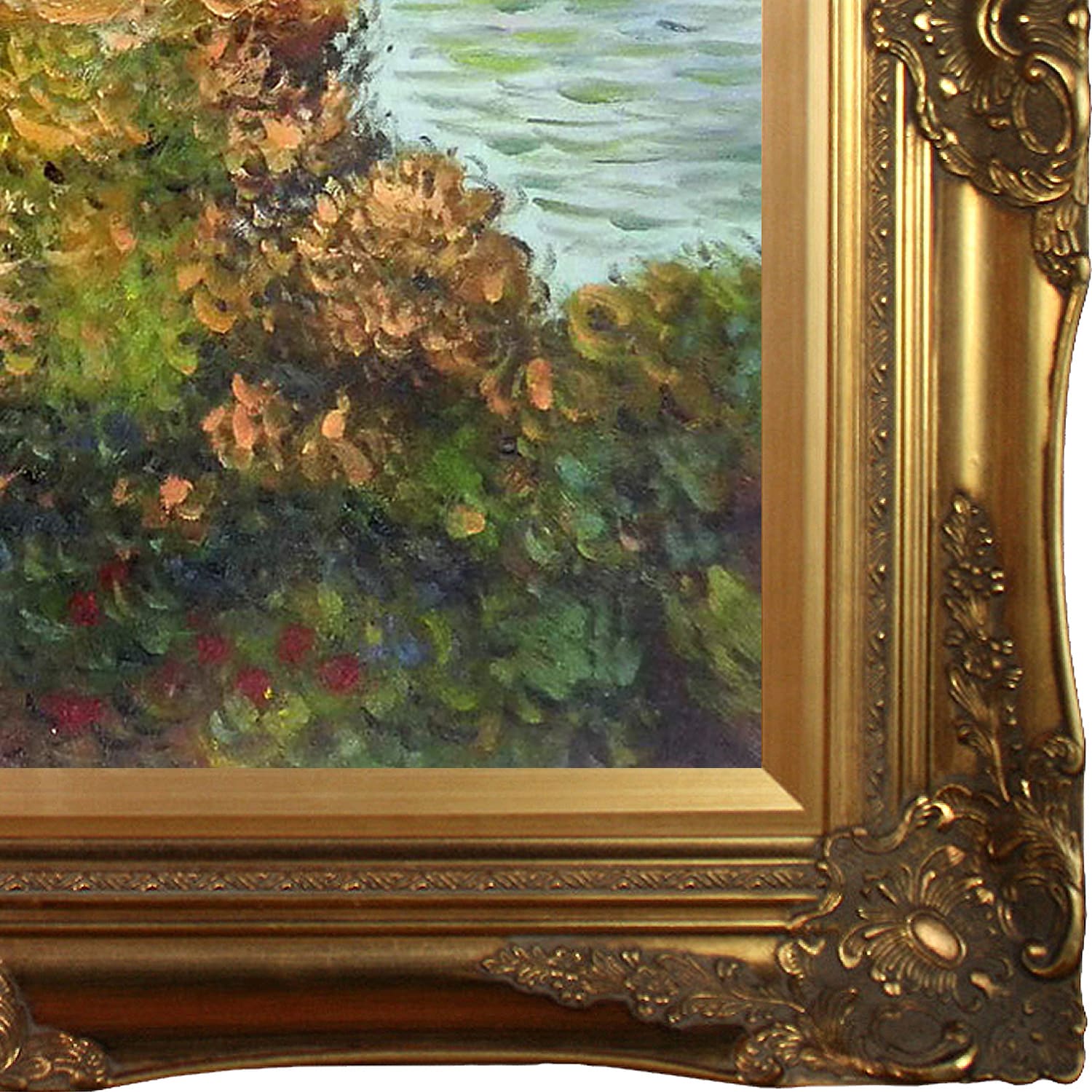 La Pastiche Fisherman's Cottage At Varengeville Claude Monet Framed 28 ...