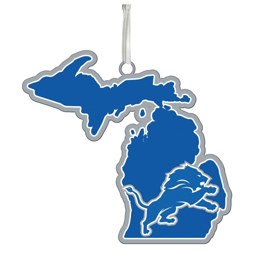 Designed and 3D printed a Detroit Lions Christmas Ornament : r/detroitlions