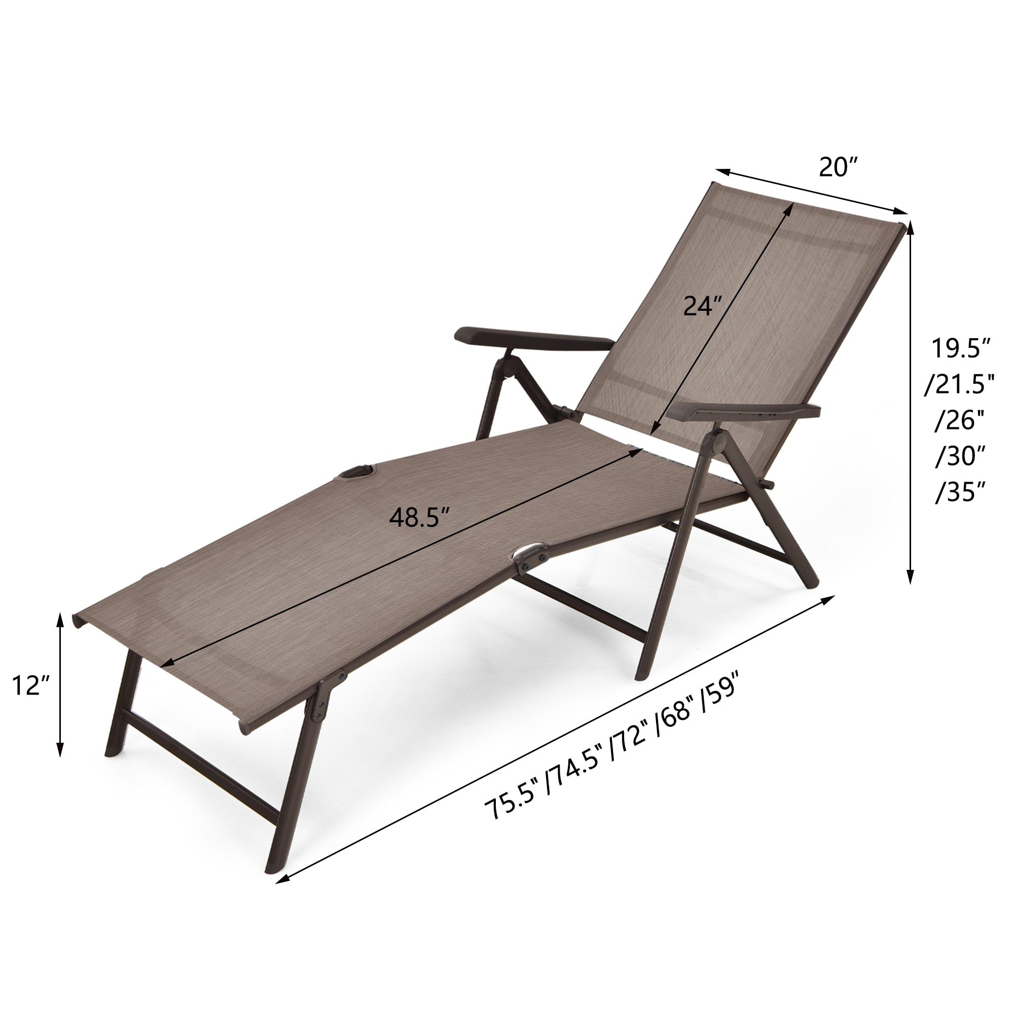 WELLFOR TDJ10547CF-2 Patio-Chairs - View #2