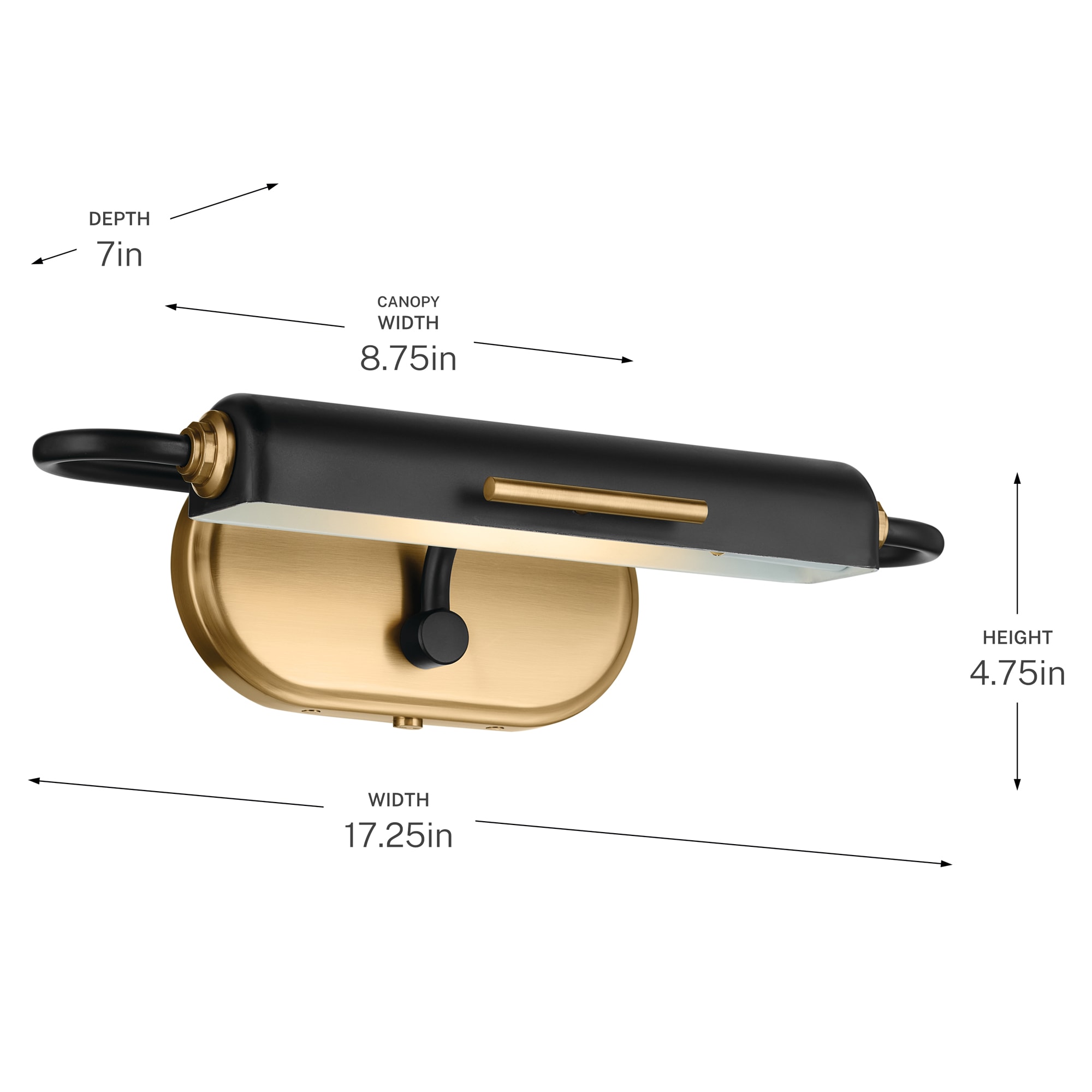 Kichler 52819BK Picture-Lighting - View #9