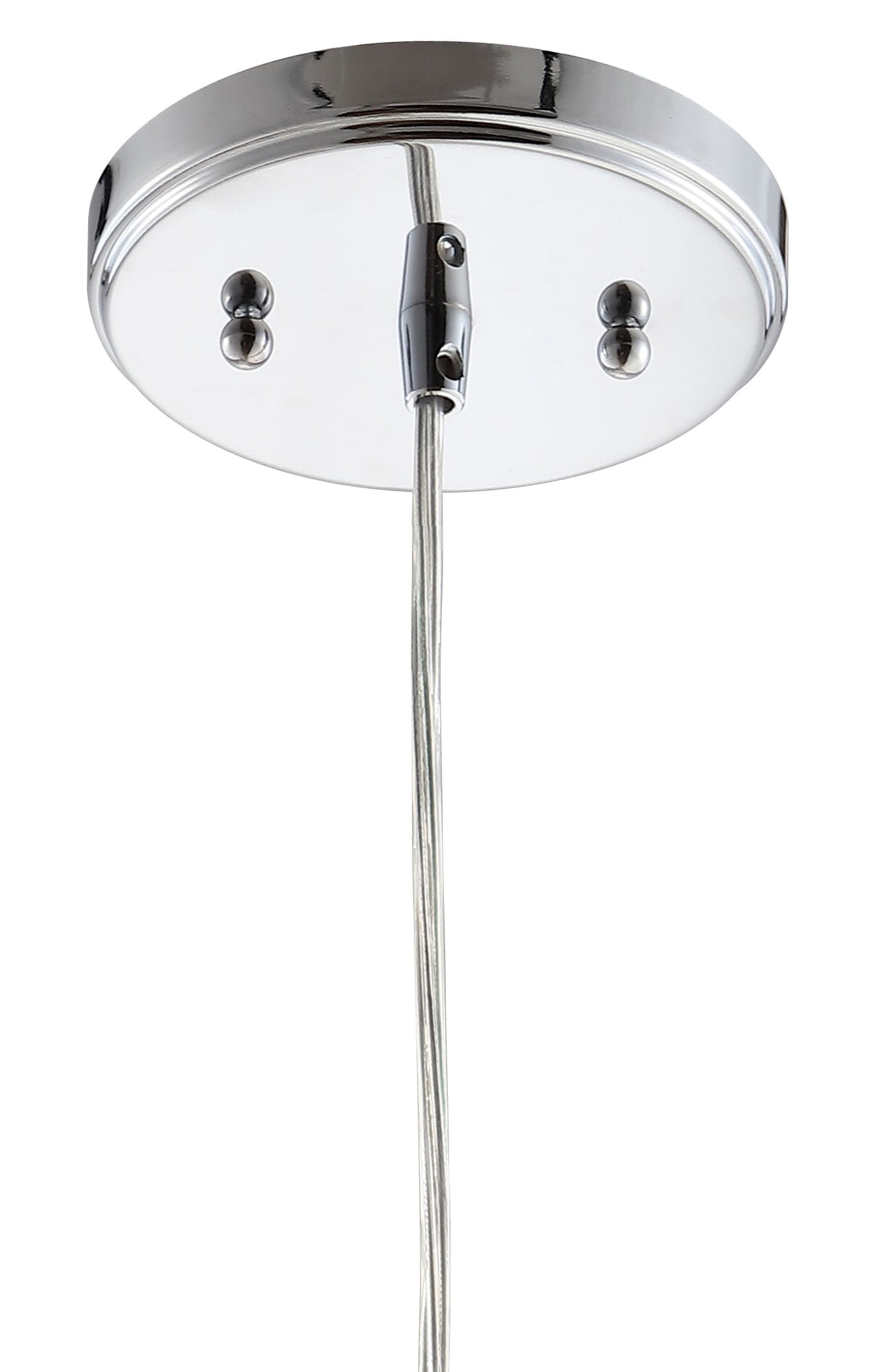 Ferano 9" Chrome Glass LED Pendant Light