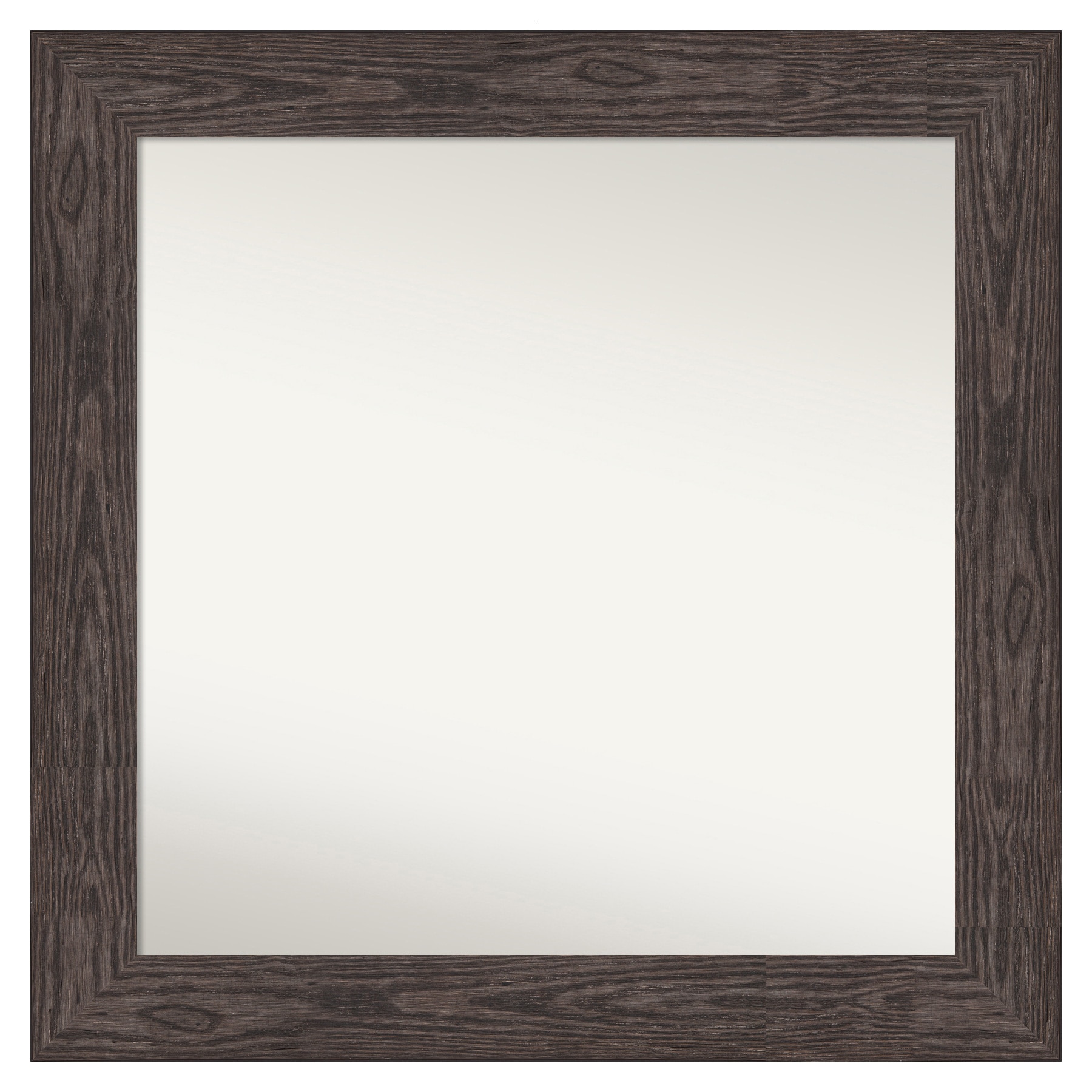 Amanti Art A17007223699 Bridge Black Frame 32-Inches W x 32-Inches H Square Bridge Black Framed Wall Mirror