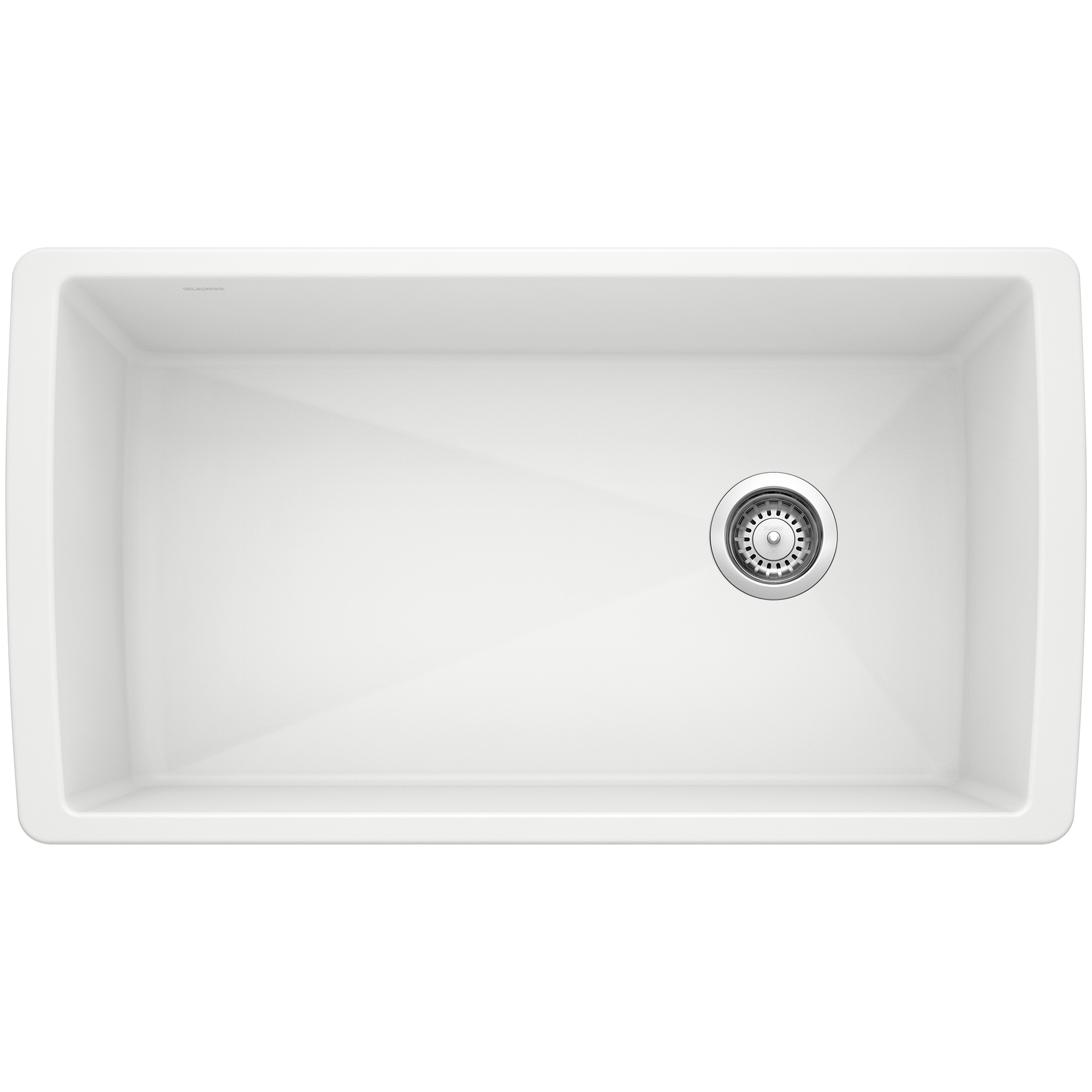 BLANCO 441767 Diamond Silgranit Undermount 33.5-in x 18.5-in Granite Single bowl Kitchen Sink