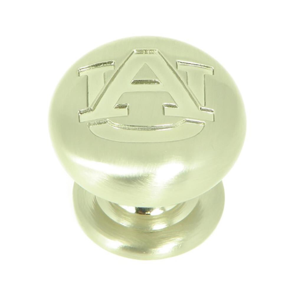 Stone Mill Hardware CL82980-SN-AUB Collegiate Hardware Satin Nickel Round Contemporary Cabinet Knob