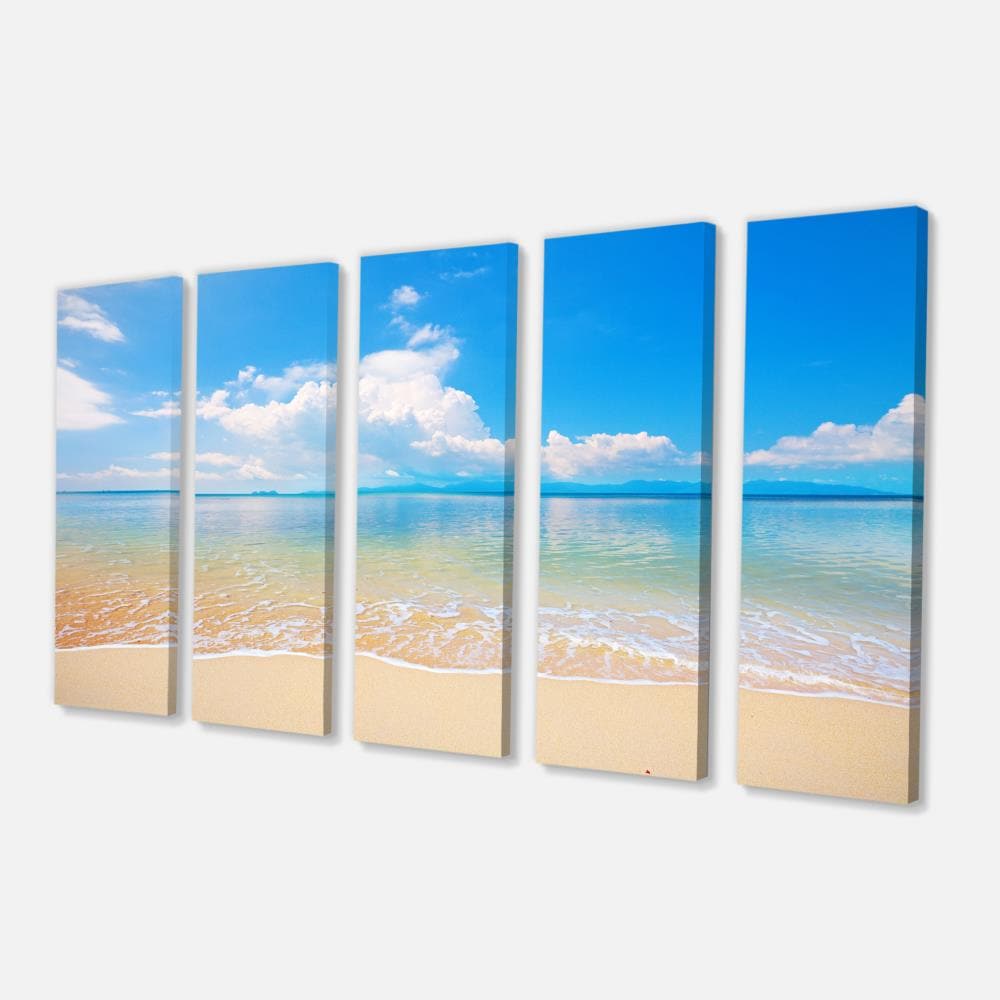 Designart 28-in H x 60-in W Coastal Print on Canvas at Lowes.com