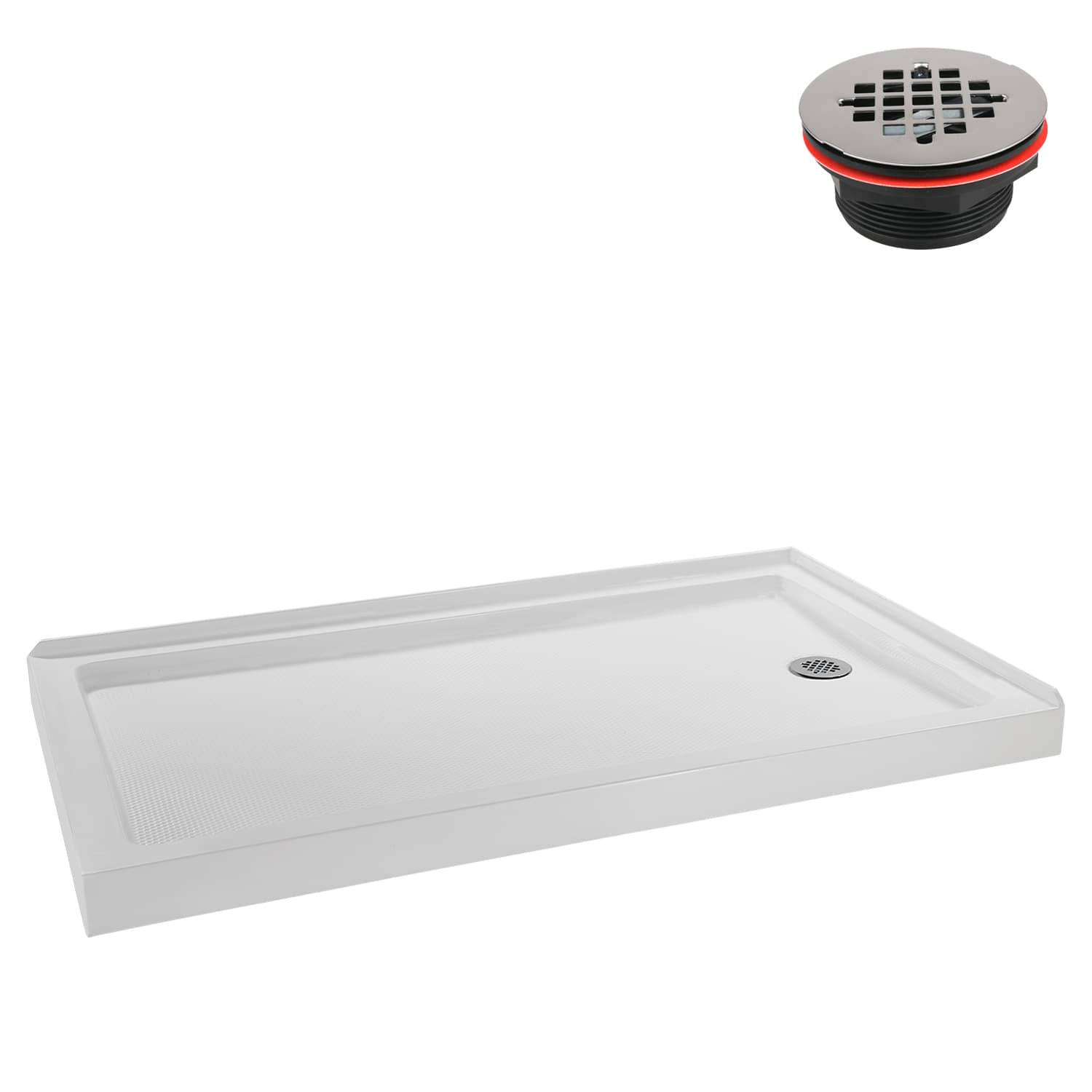 Streamline NT-264-60WH-RH Shower-Floors - View #5