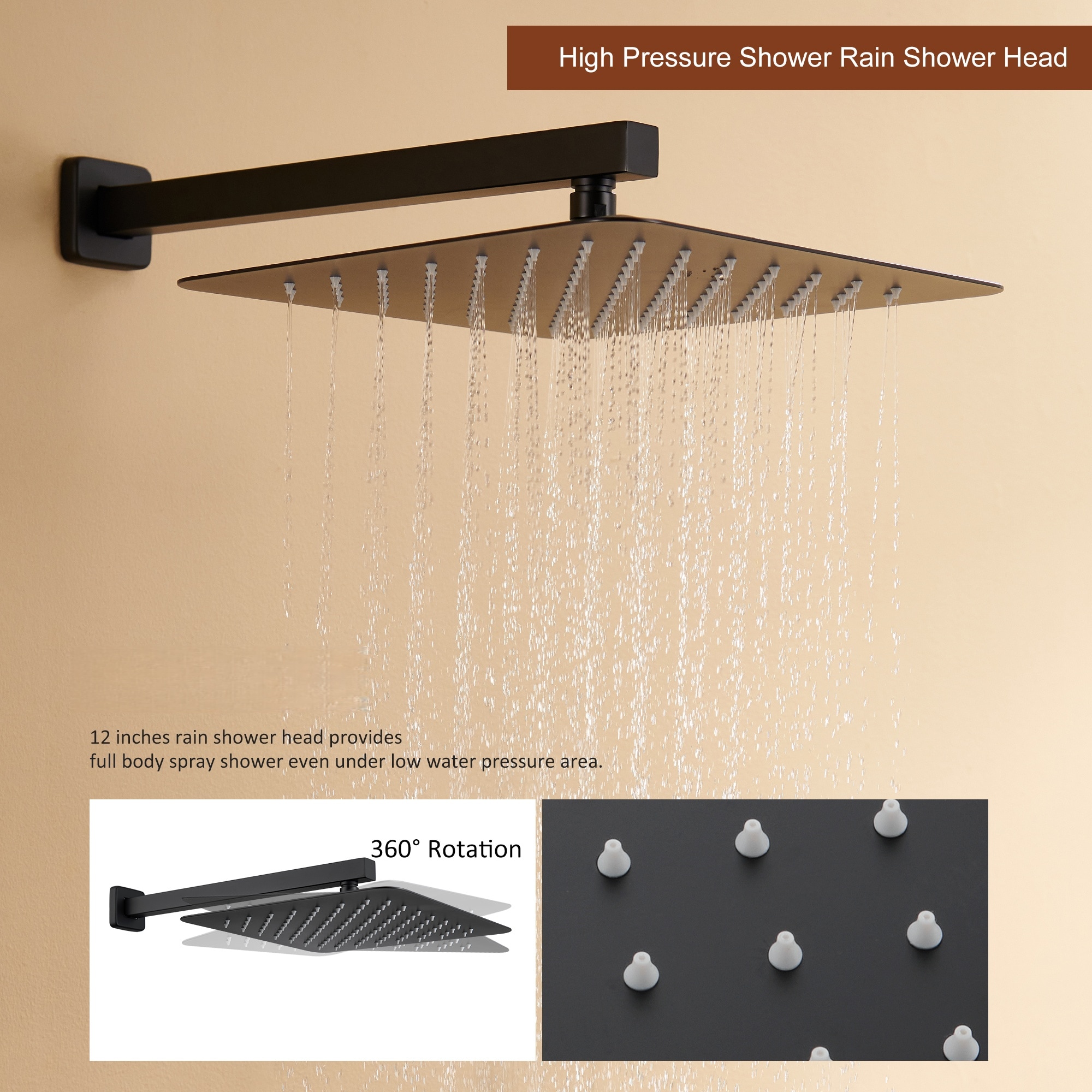 CASAINC CS6219-12CH Showerhead-Bar-Panels - View #7