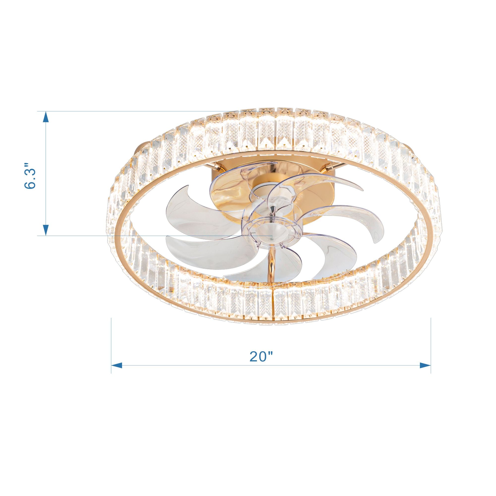 Breezary 33001-GD Ceiling-Fans - View #10