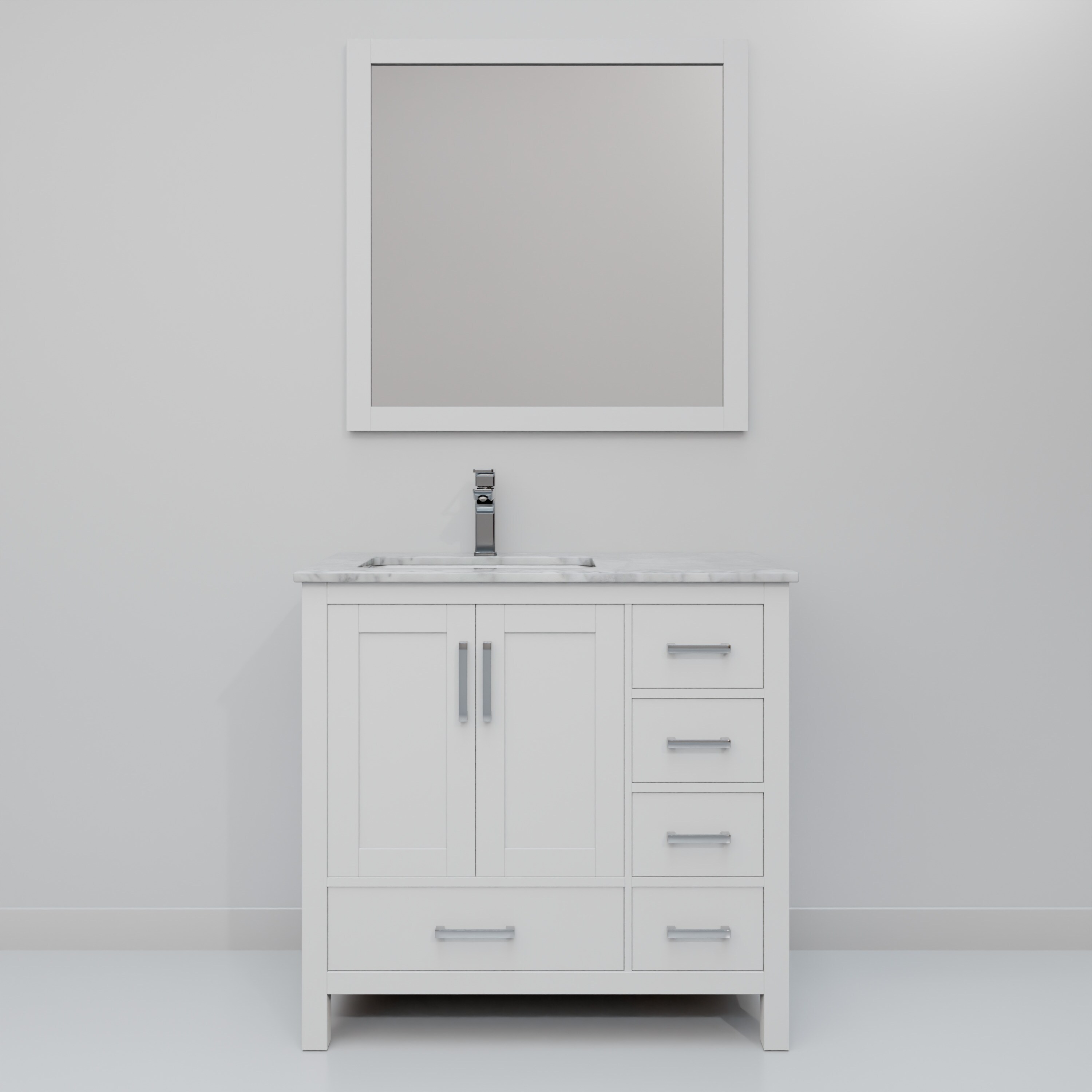 Lexora LJ342236SADSM34FL Bath-Vanity-Combo - View #4