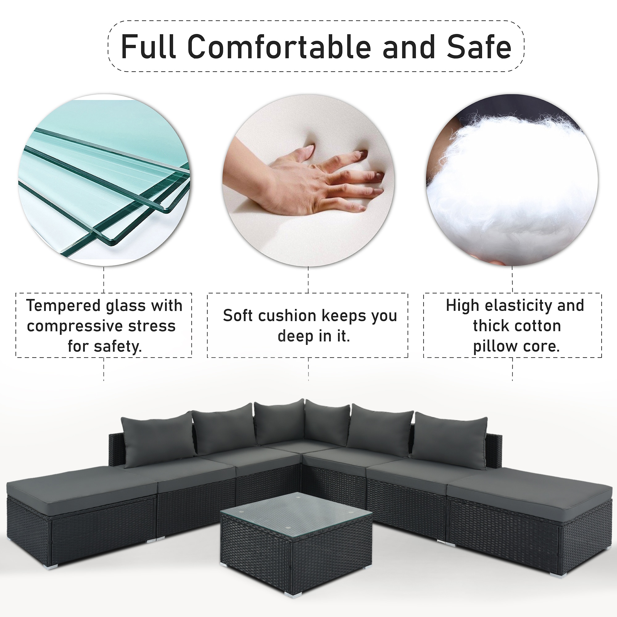 ModernLuxe L-FG201217AAE Patio-Sofas-Daybeds - View #3