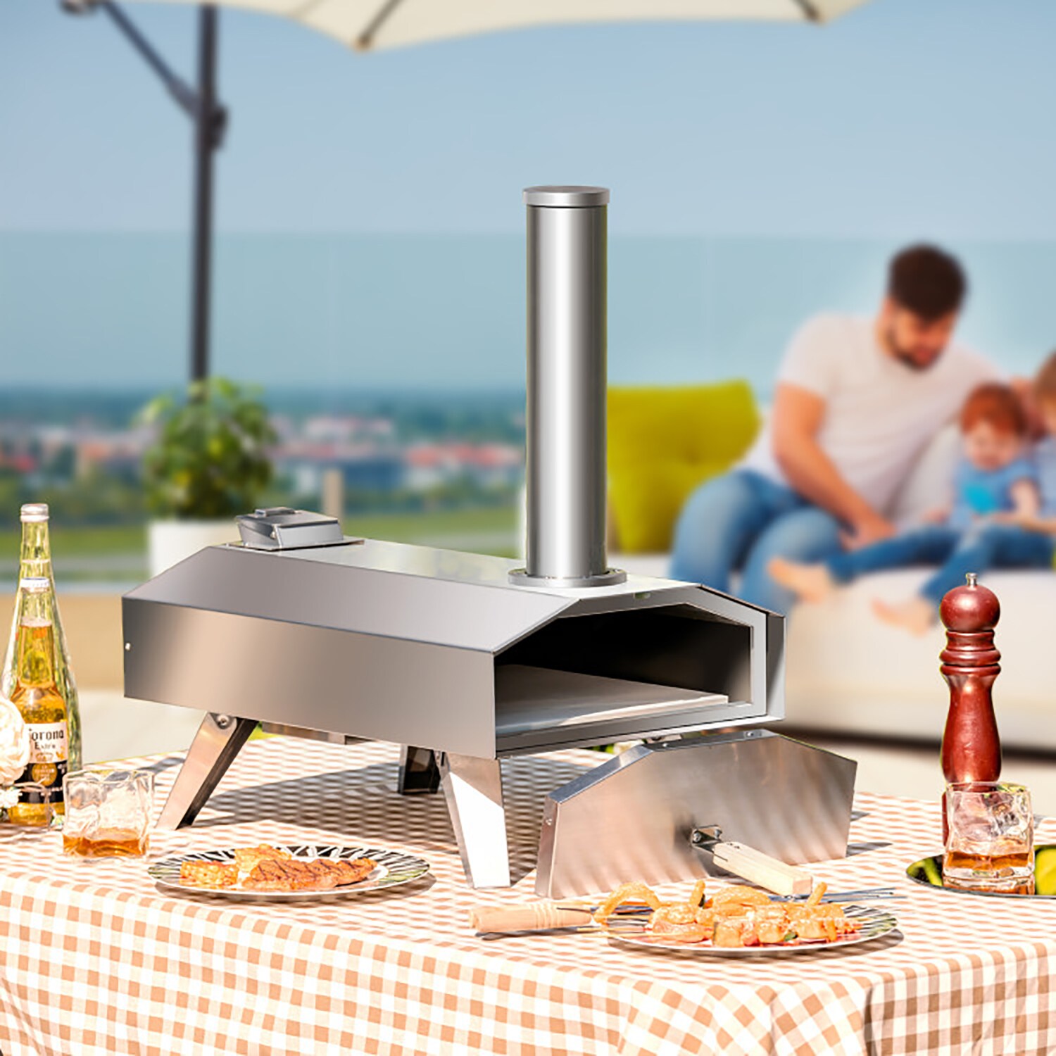 GZMR MO-NP10731 Outdoor-Pizza-Ovens - View #5