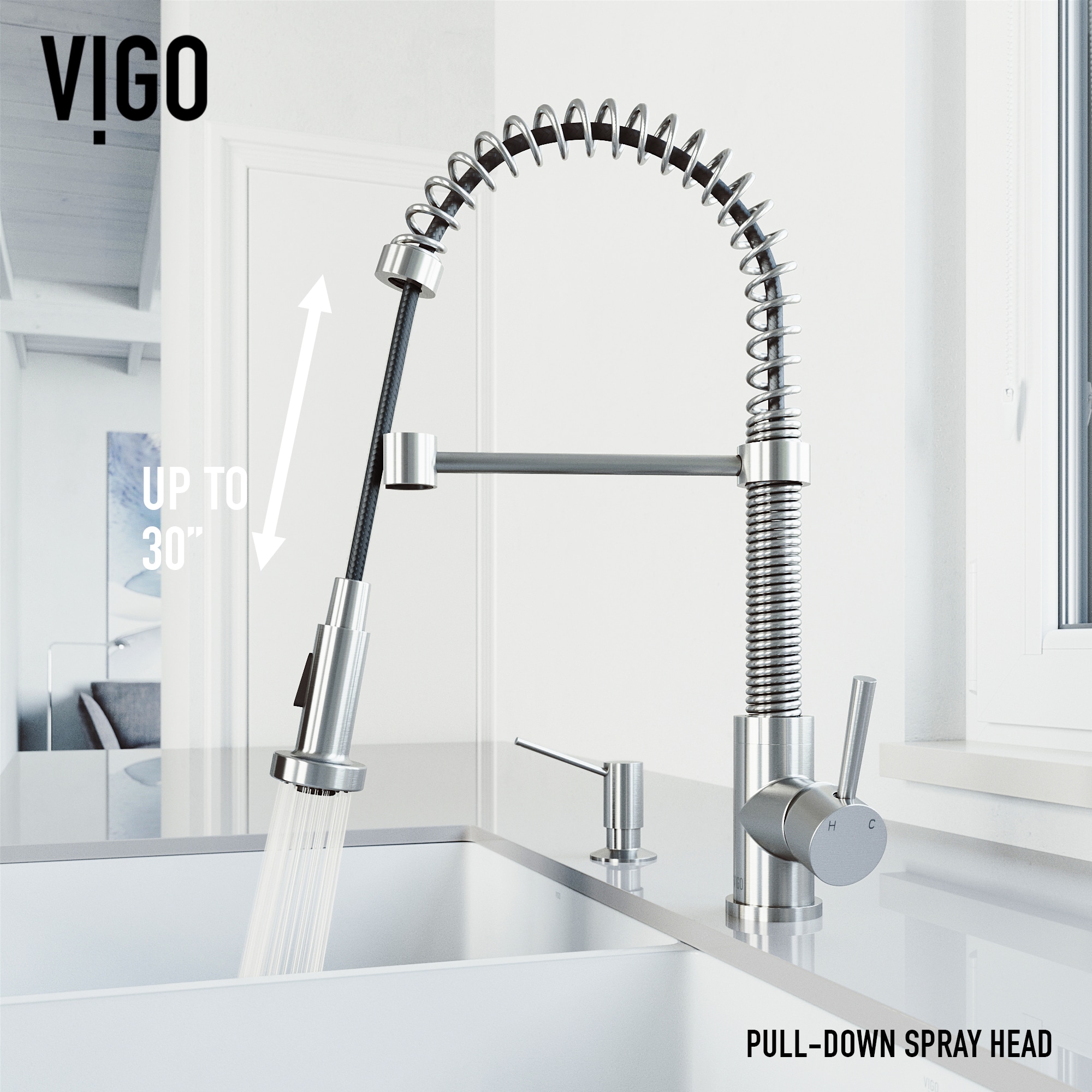 VIGO VG02001STK5 Kitchen-Faucets - View #7