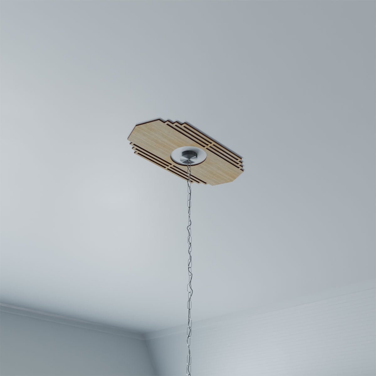 Ekena Millwork CMWP22X11X0250CSHI Ceiling-Medallions - View #8
