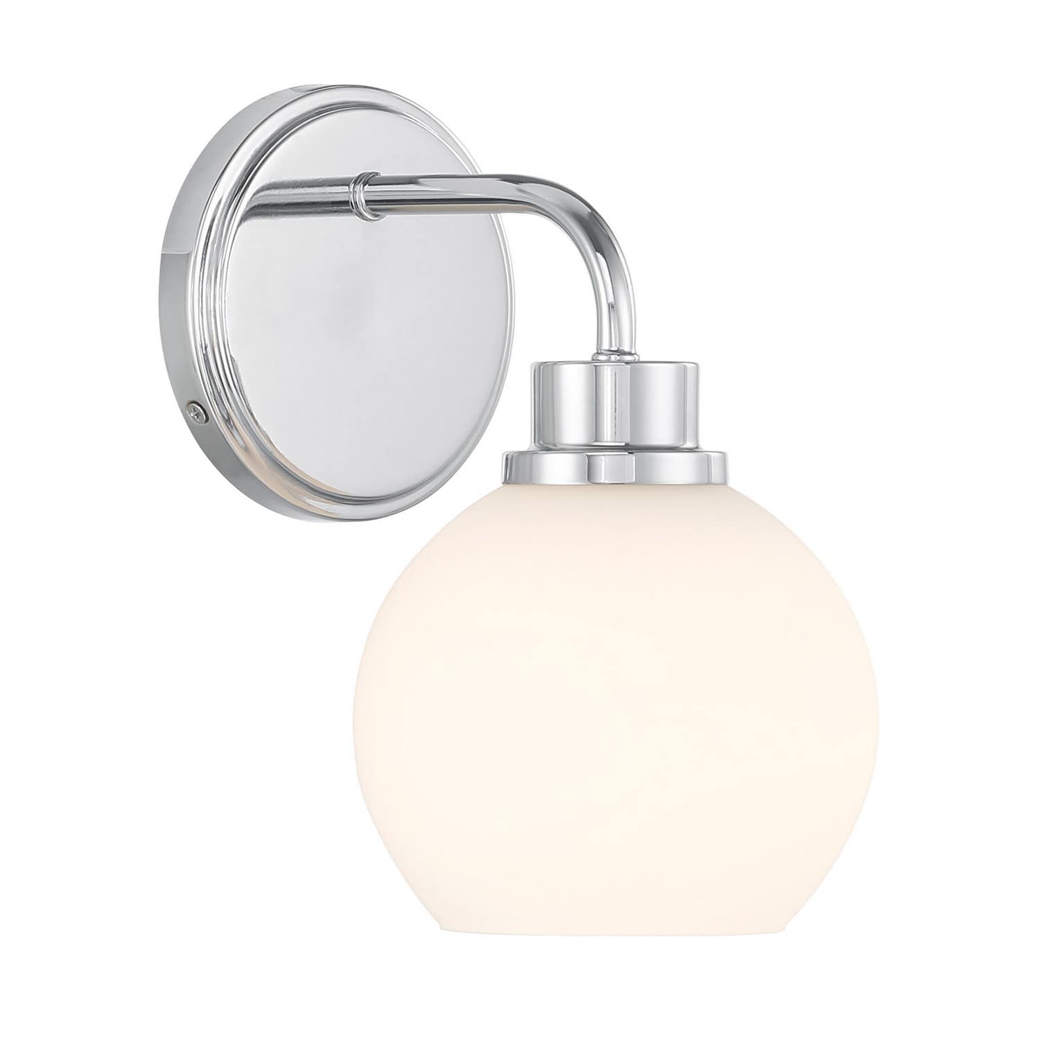 Trade Winds Lighting TW96108CH 1-Light Wall Light from Lila Collection in Chrome
