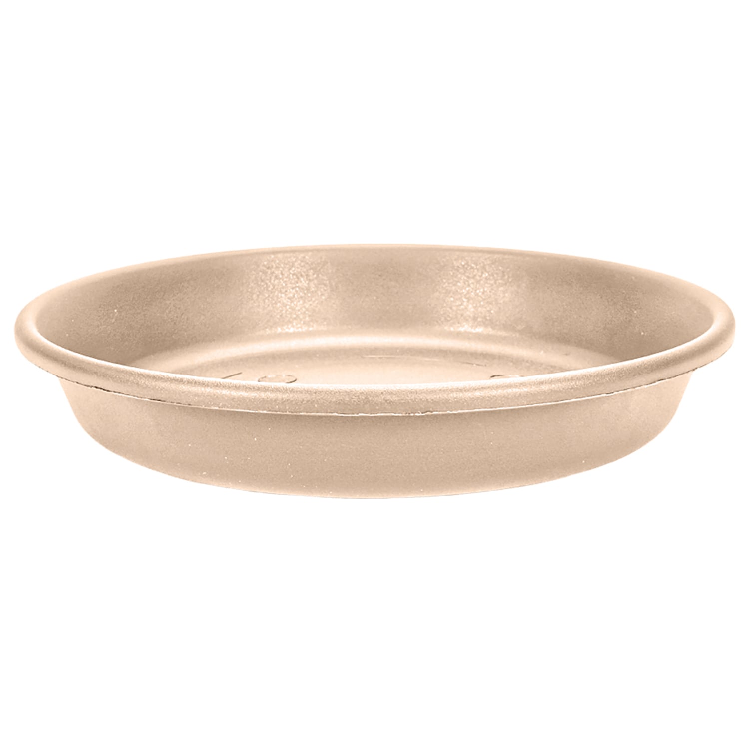 The HC Companies 165810 24-Inches Sandstone Plastic Plant Saucer