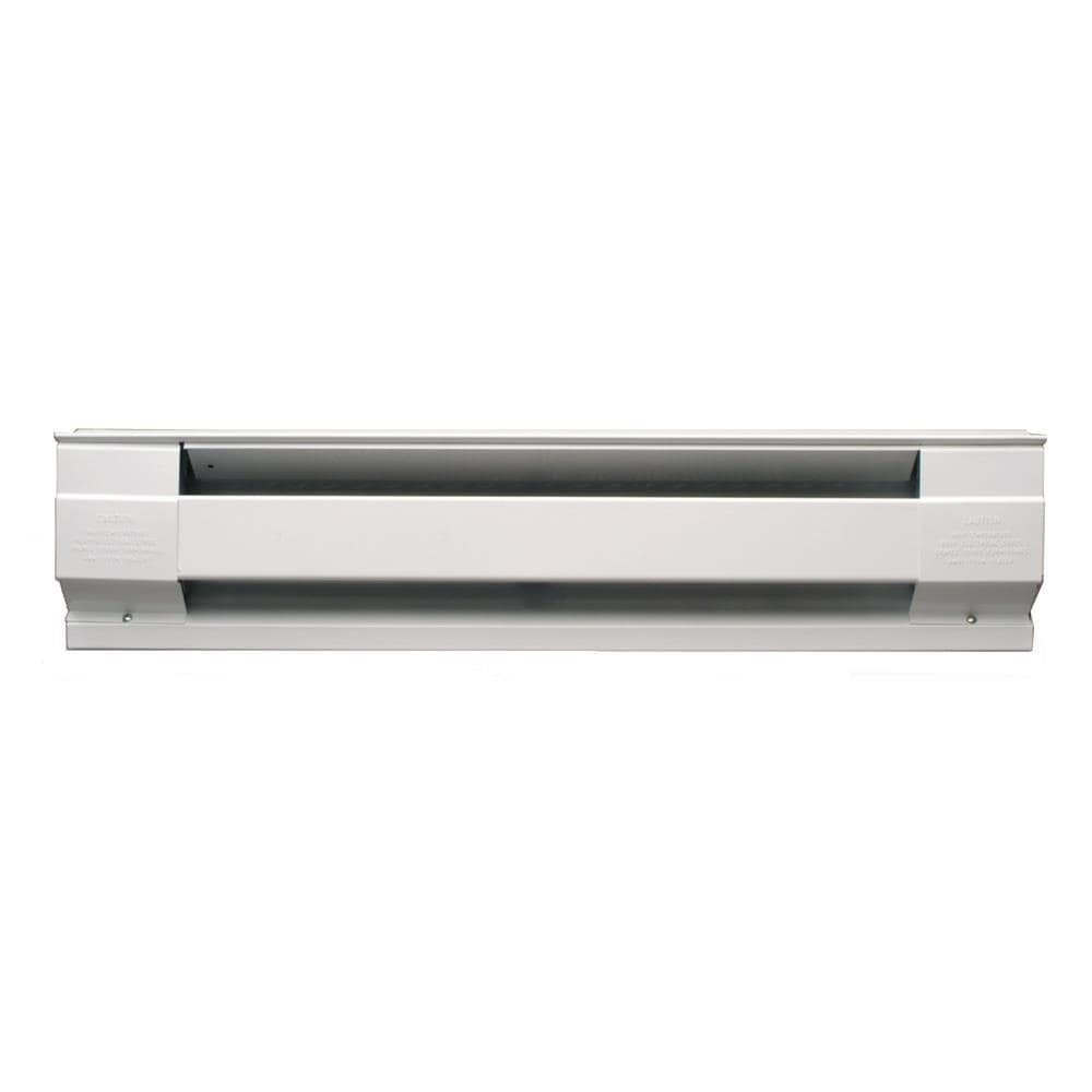 72-in 120-Volt 1500-Watt Standard Electric Baseboard Heater in White | - Cadet 05536
