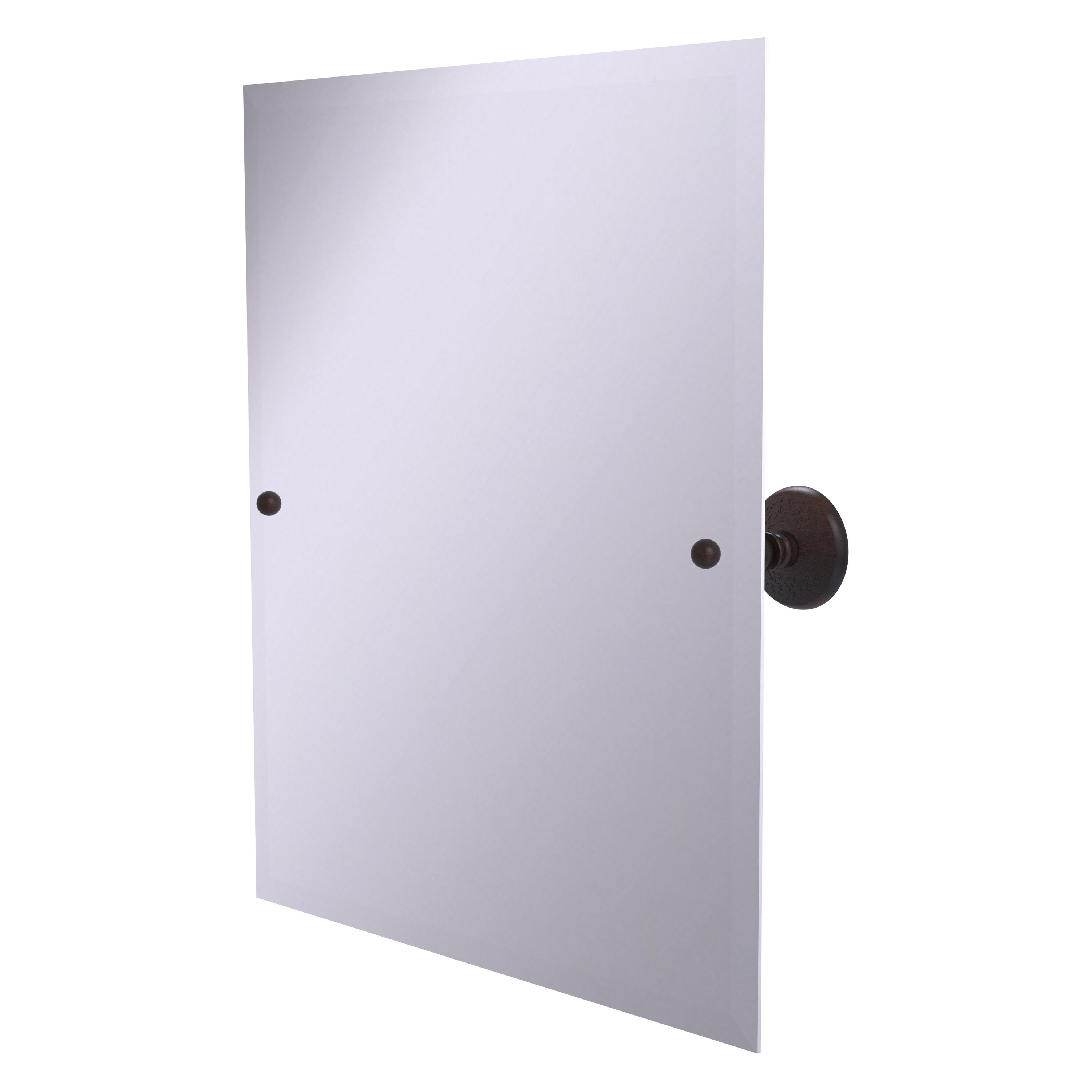 Allied Brass PMC-92-VB Prestige Monte Carlo 21-Inches x 26-Inches Beveled Frameless Rectangle Tilting Bathroom Vanity Mirror ( Venetian Bronze )