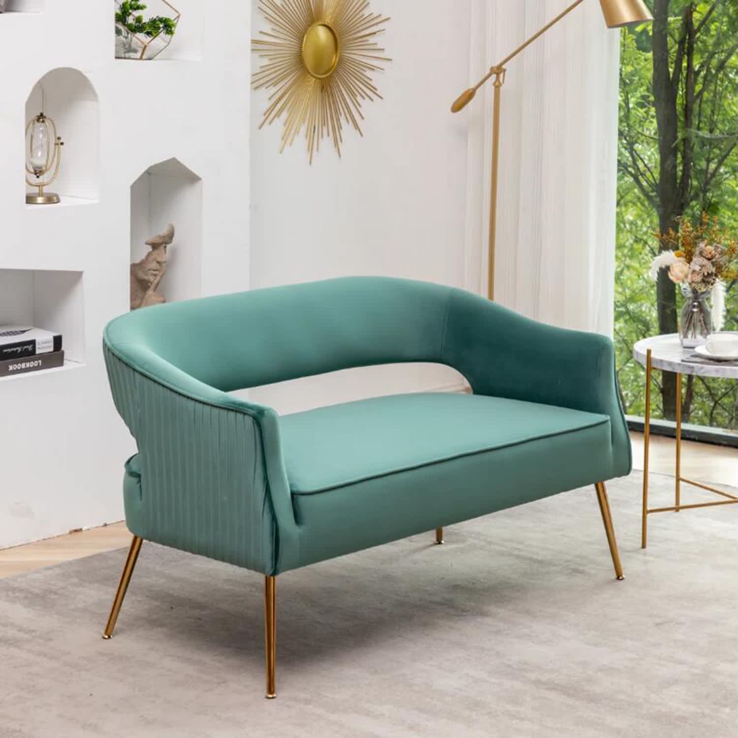 SEYNAR XY543-GREEN Sofas-Loveseats - View #2