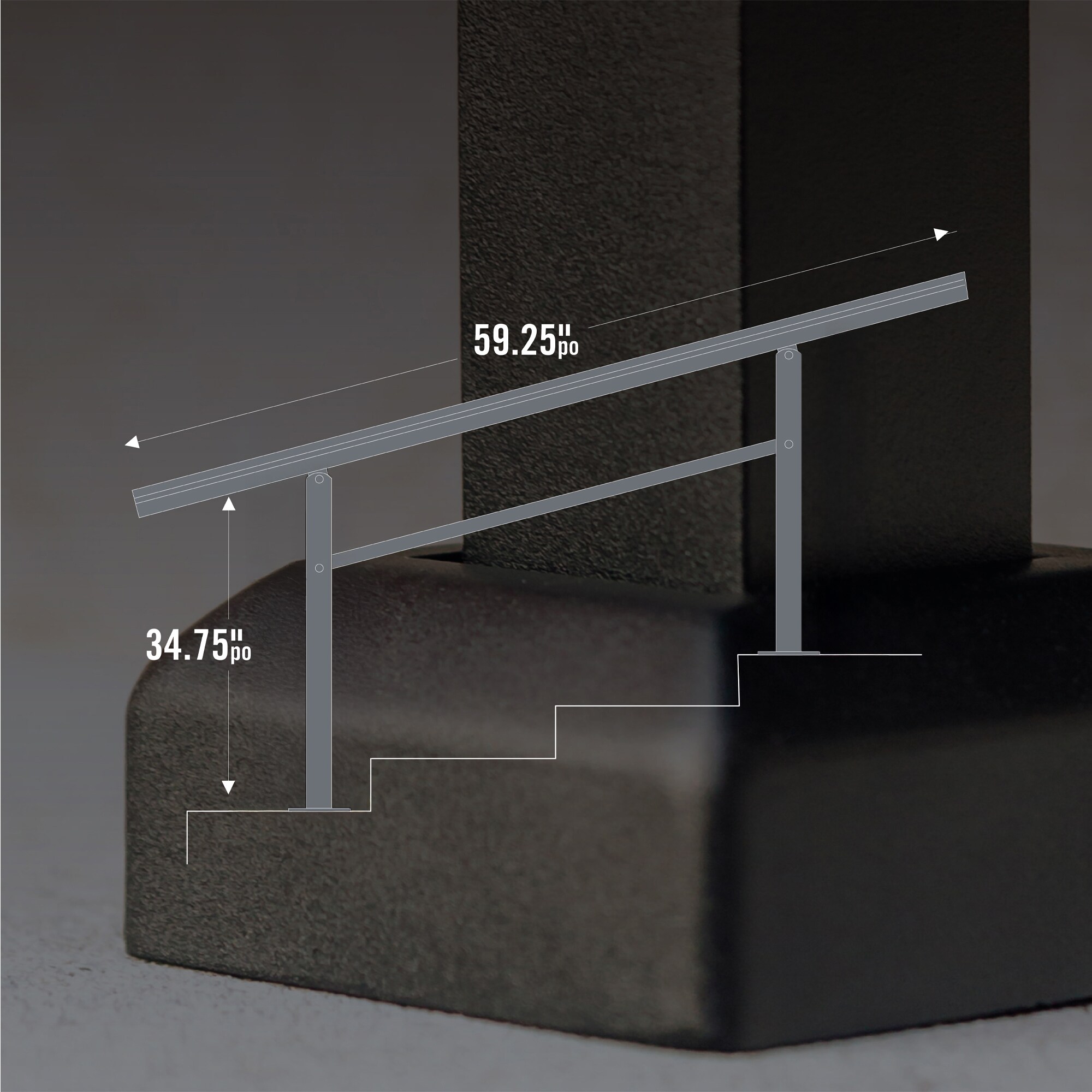 Nuvo Iron BLSK4S-US railings - View #4