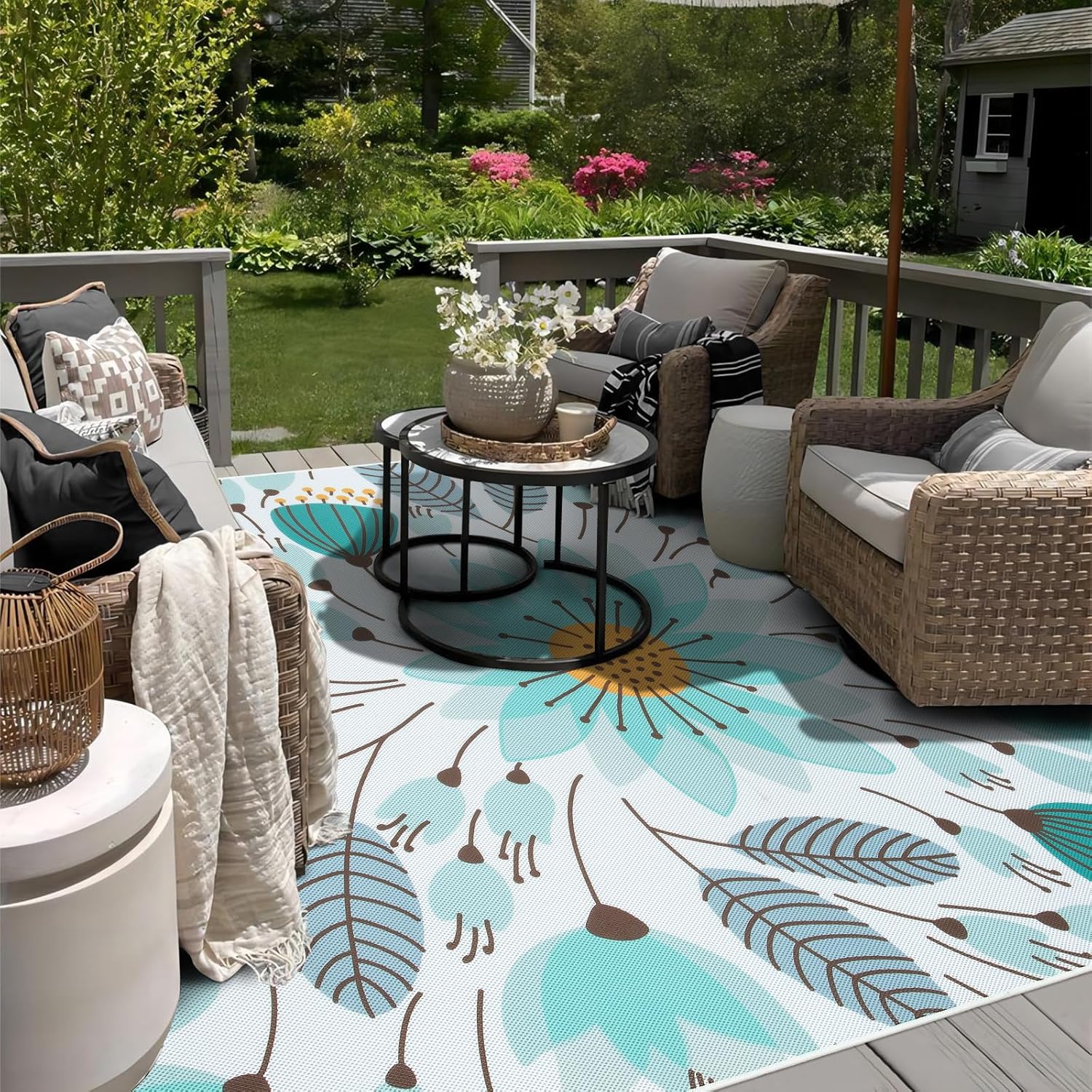 Lahome OR-WYB-001-BL1 rugs - View #5