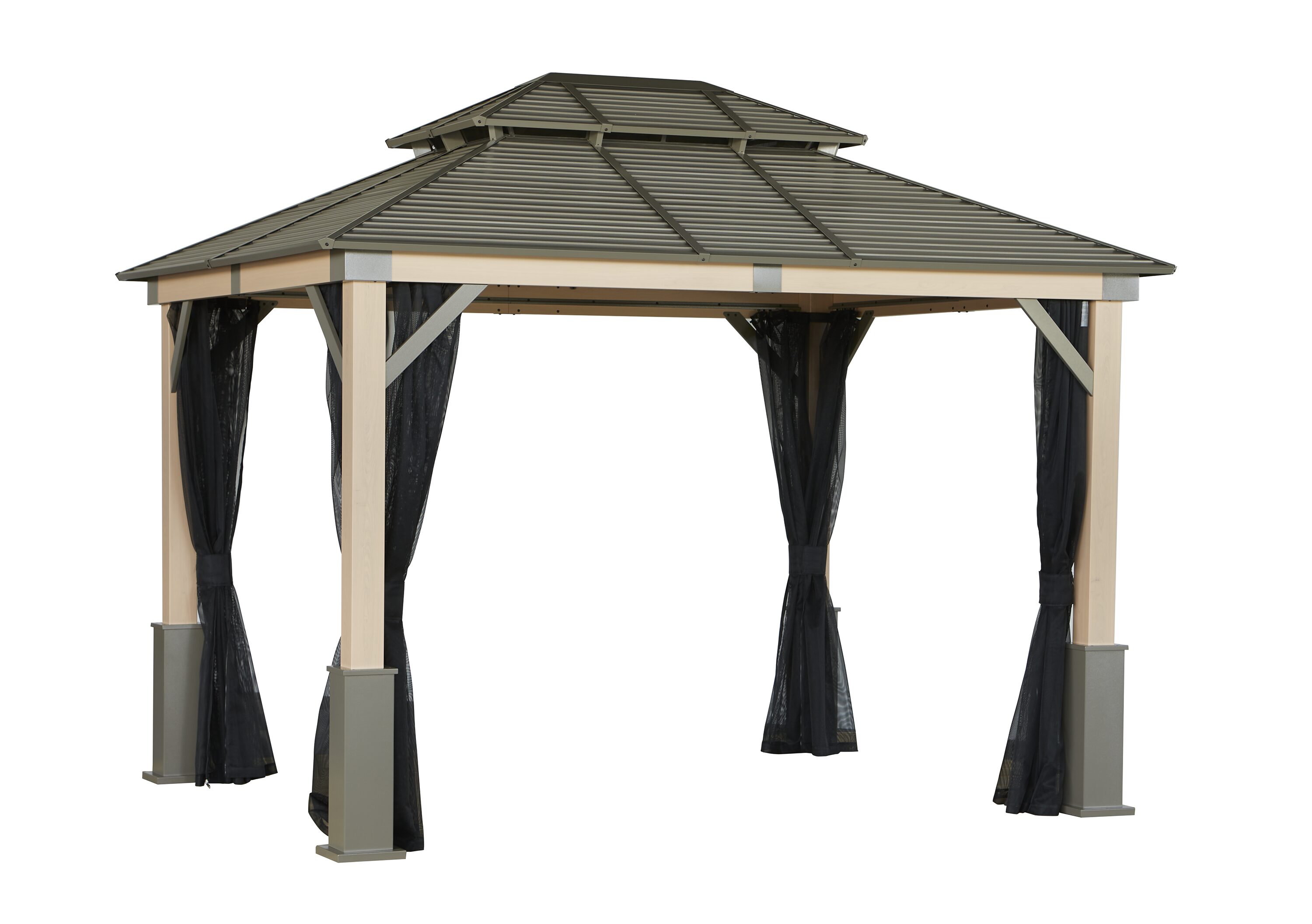 Tommy Bahama 500-9168495 Wood-Resin-Gazebos - View #3