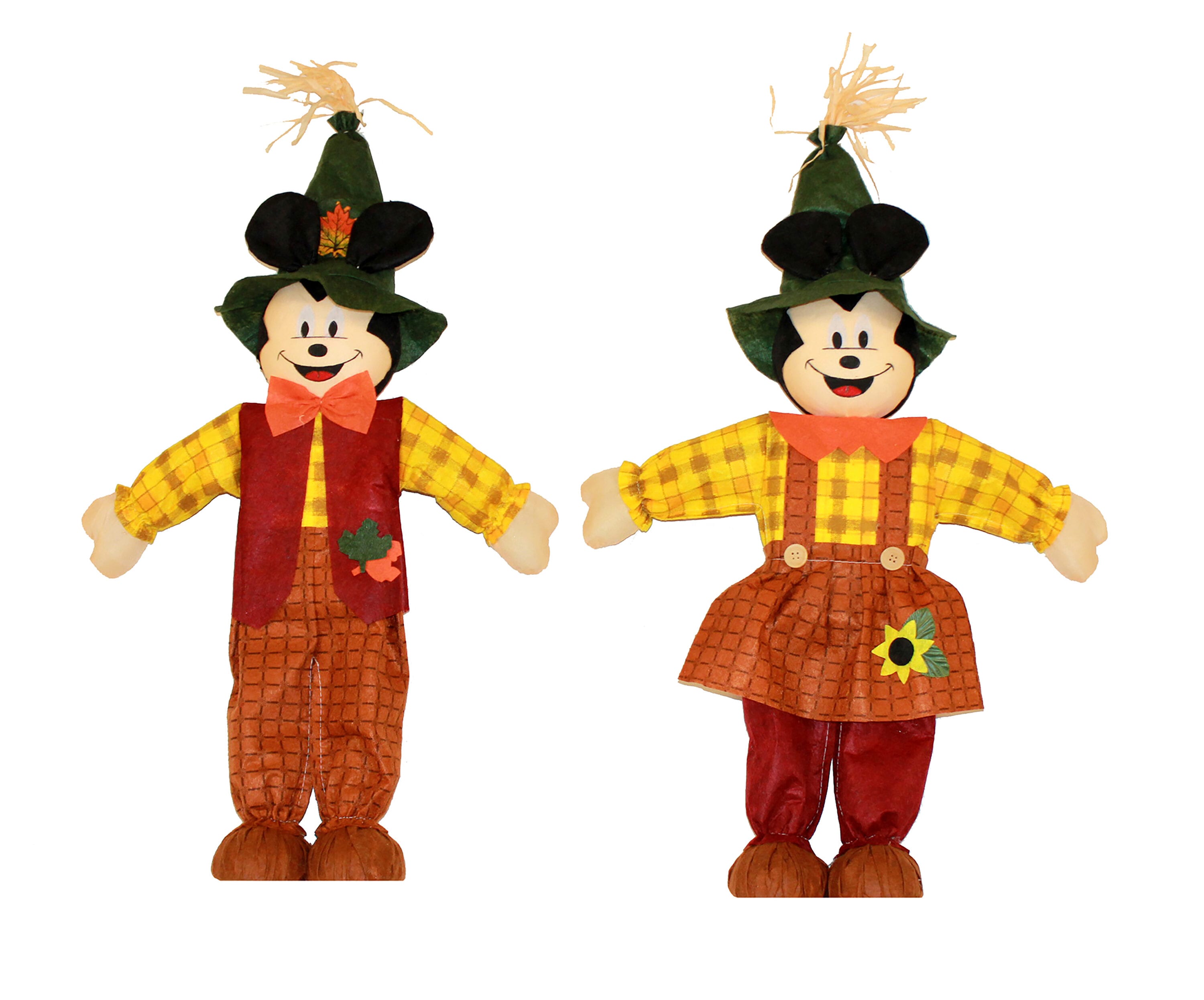 Worth Imports 2344 1.25-Feet Scarecrow Free standing decoration 2 -Pack
