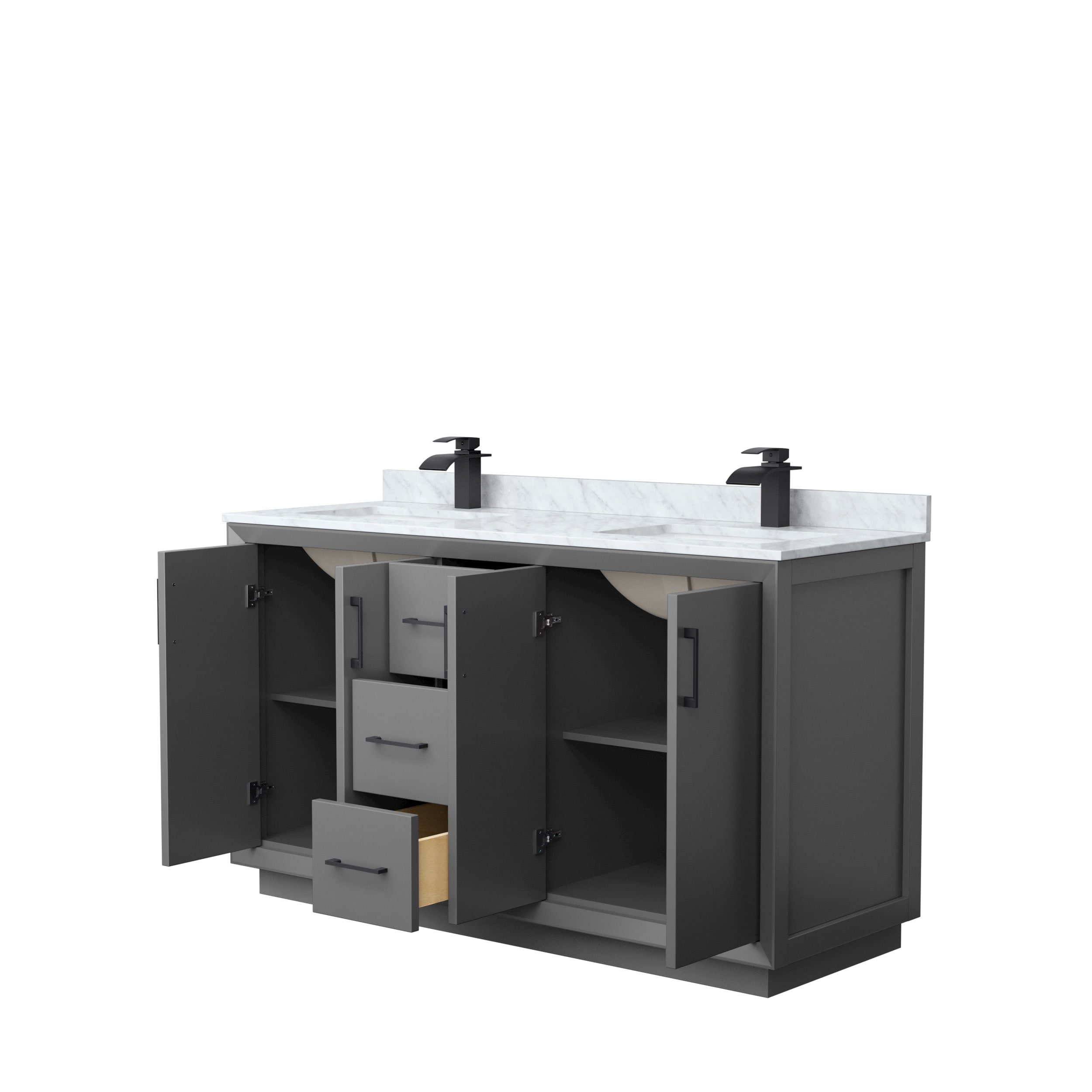 Wyndham Collection WCF414160DGBCMUNSMXX Bath-Vanity-Combo - View #2