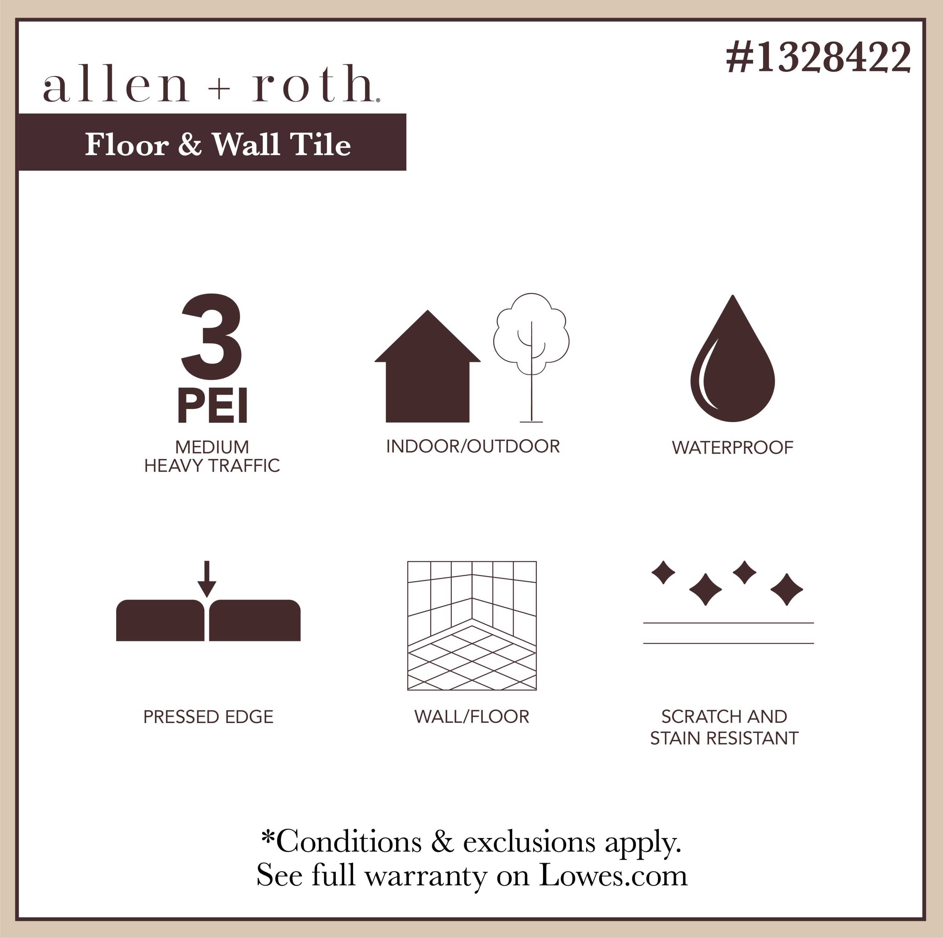allen + roth 1328422 Ceramic-Tile - View #3