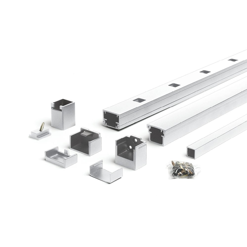 Trex 780218 Signature 8-ft x 42-in Classic White Aluminum Deck Rail Kit