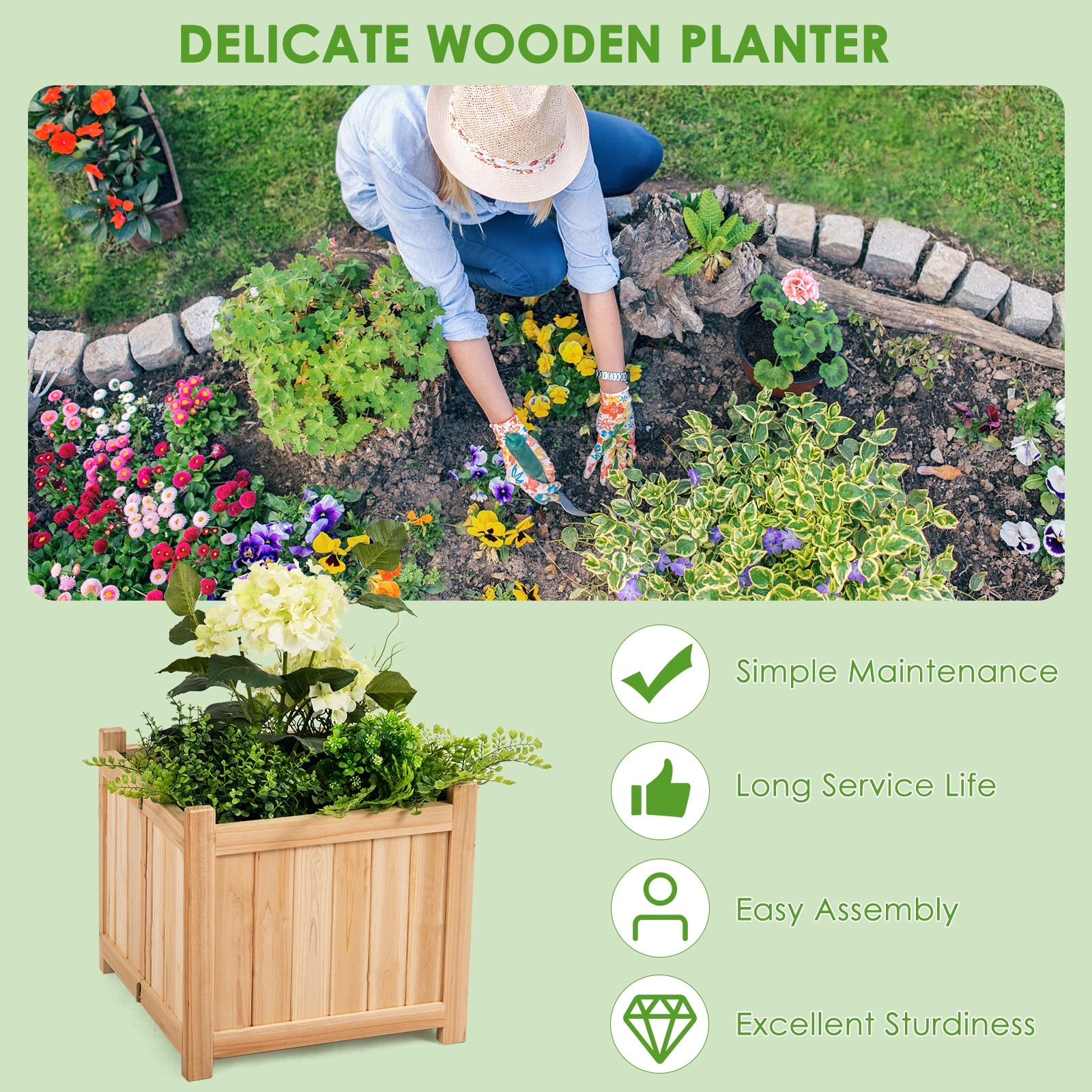 Slickblue D-CO-8623TG Planter-Window-Box - View #4